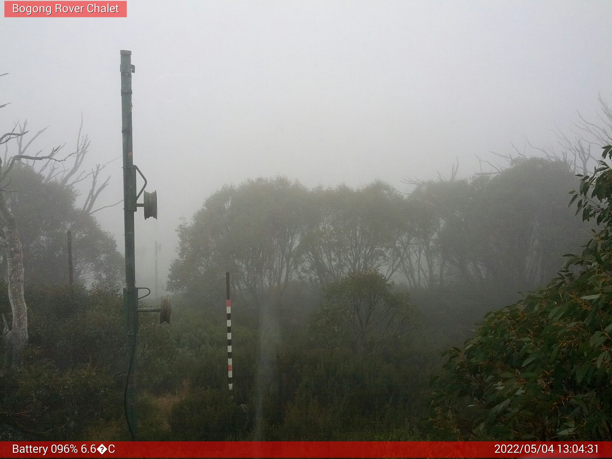 Bogong Web Cam 1:04pm Wednesday 4th of May 2022