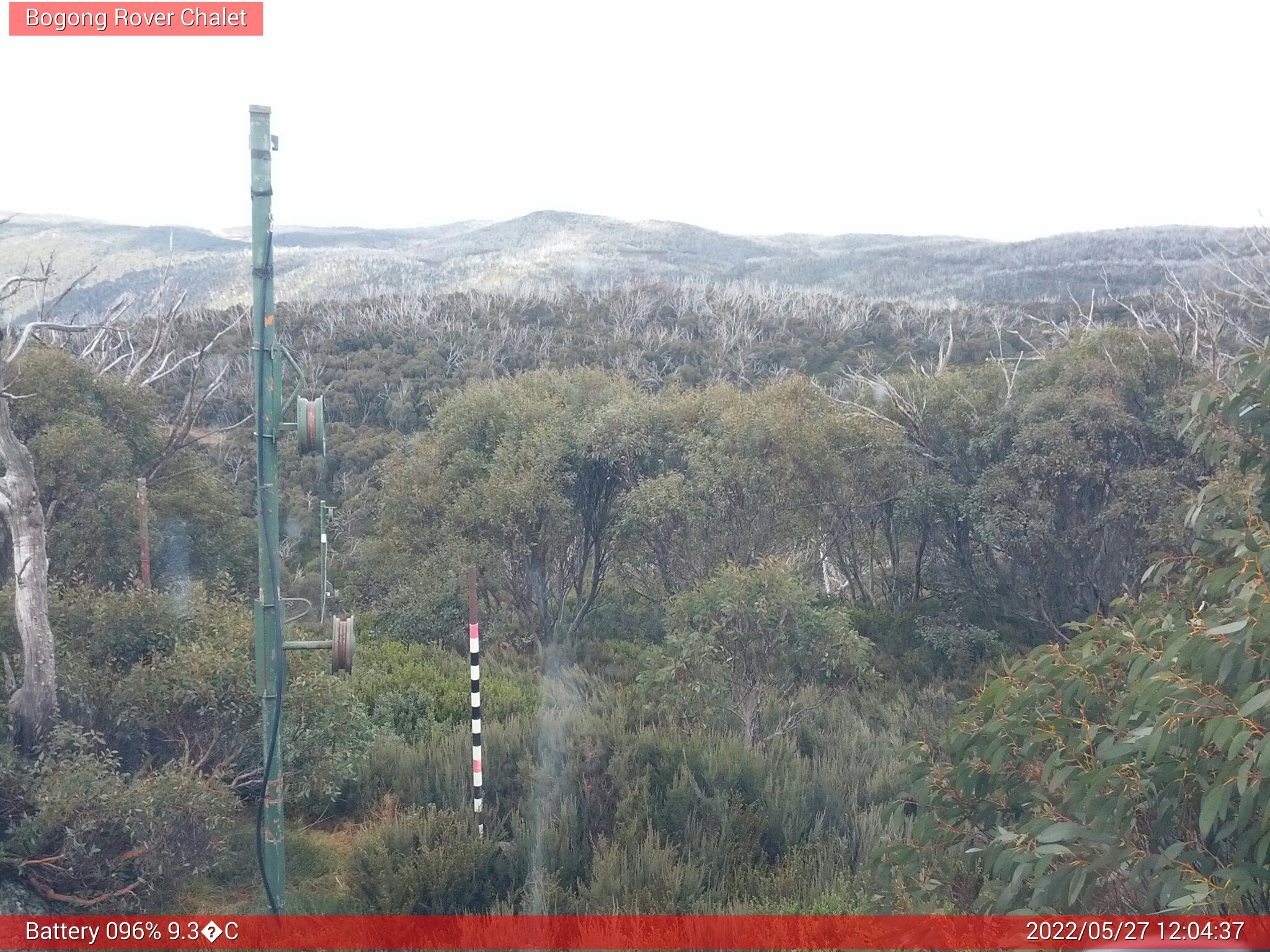 Bogong Web Cam 12:04pm Friday 27th of May 2022