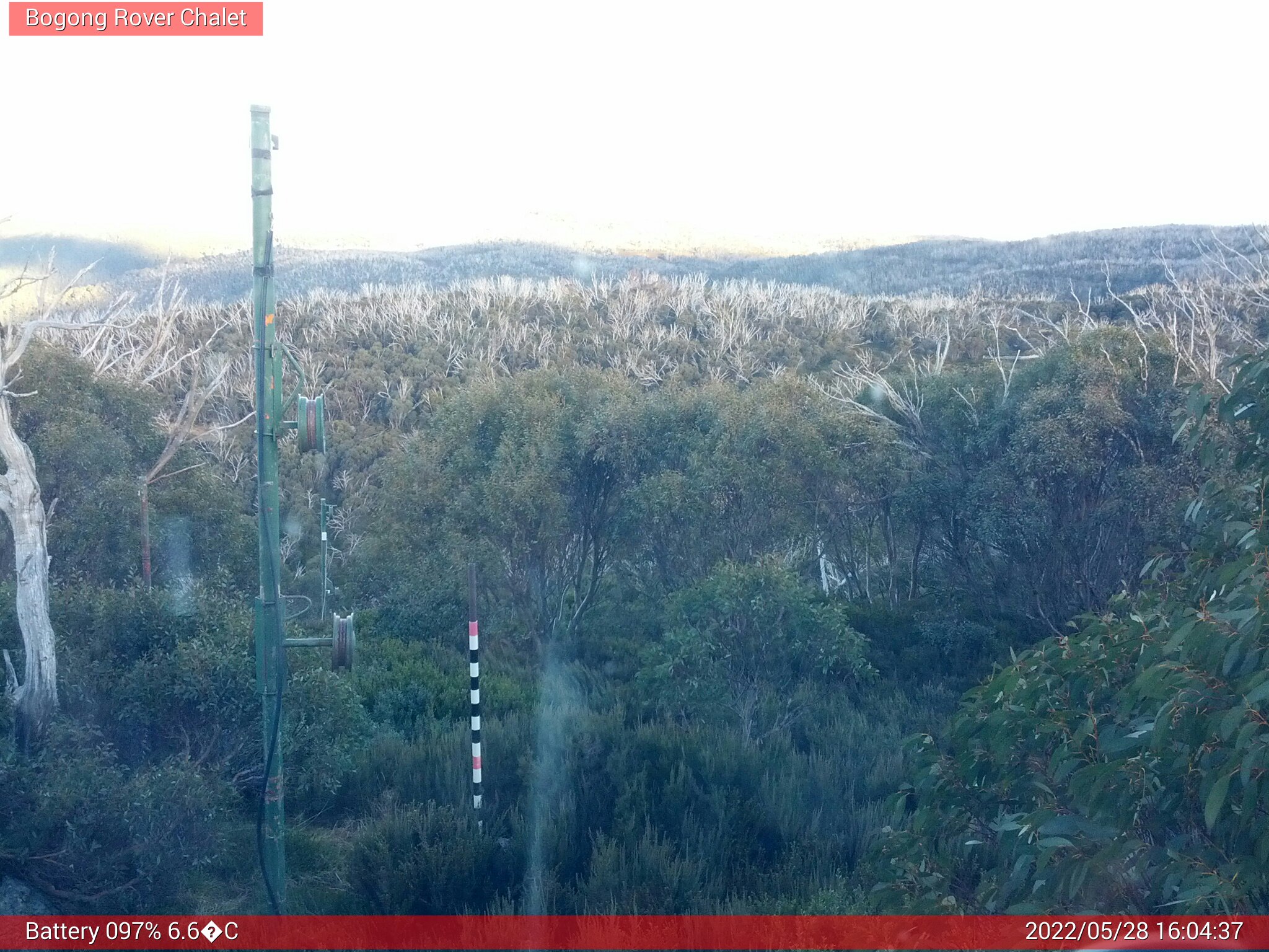 Bogong Web Cam 4:04pm Saturday 28th of May 2022