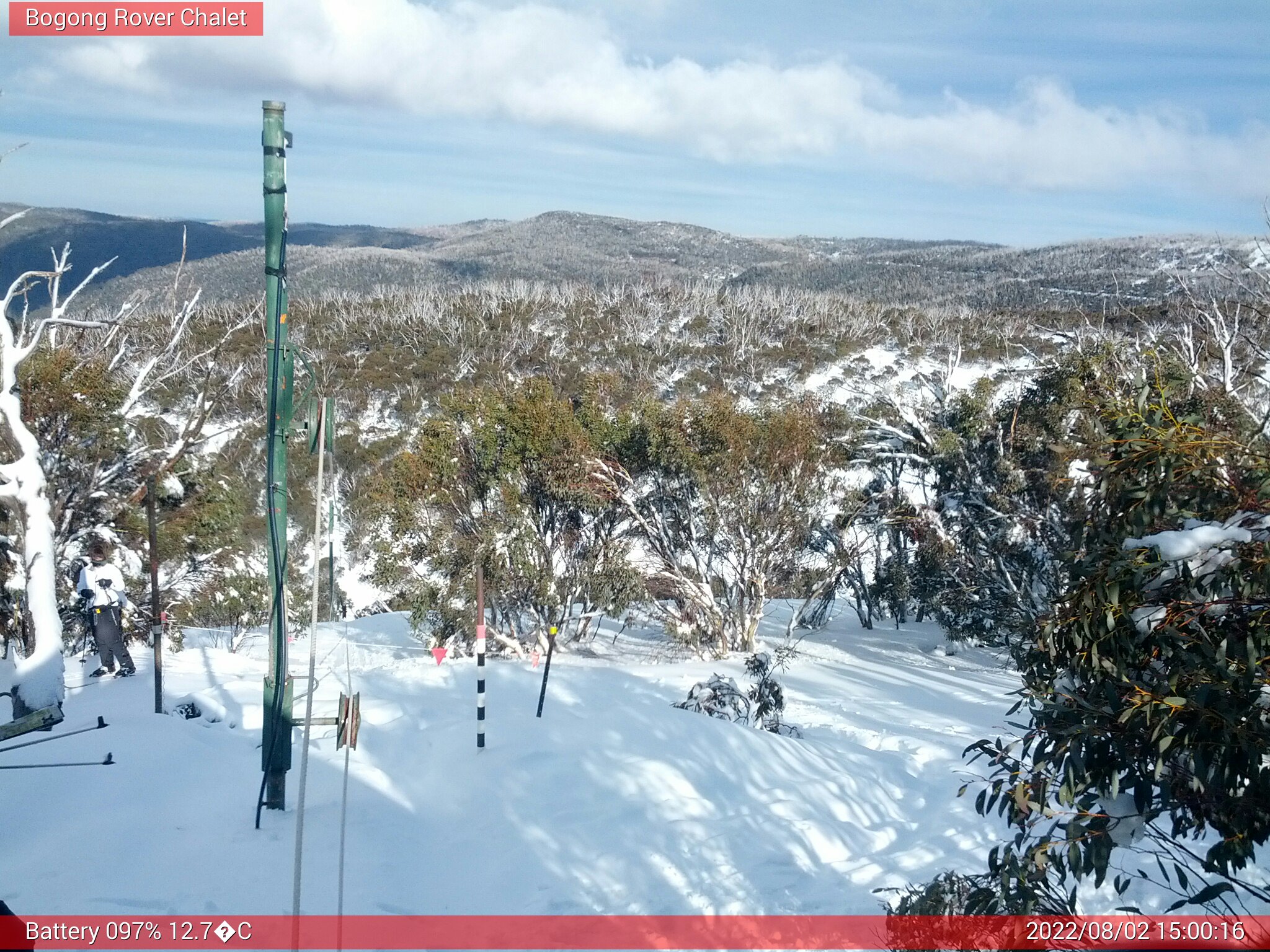 Bogong Web Cam 3:00pm Tuesday 2nd of August 2022