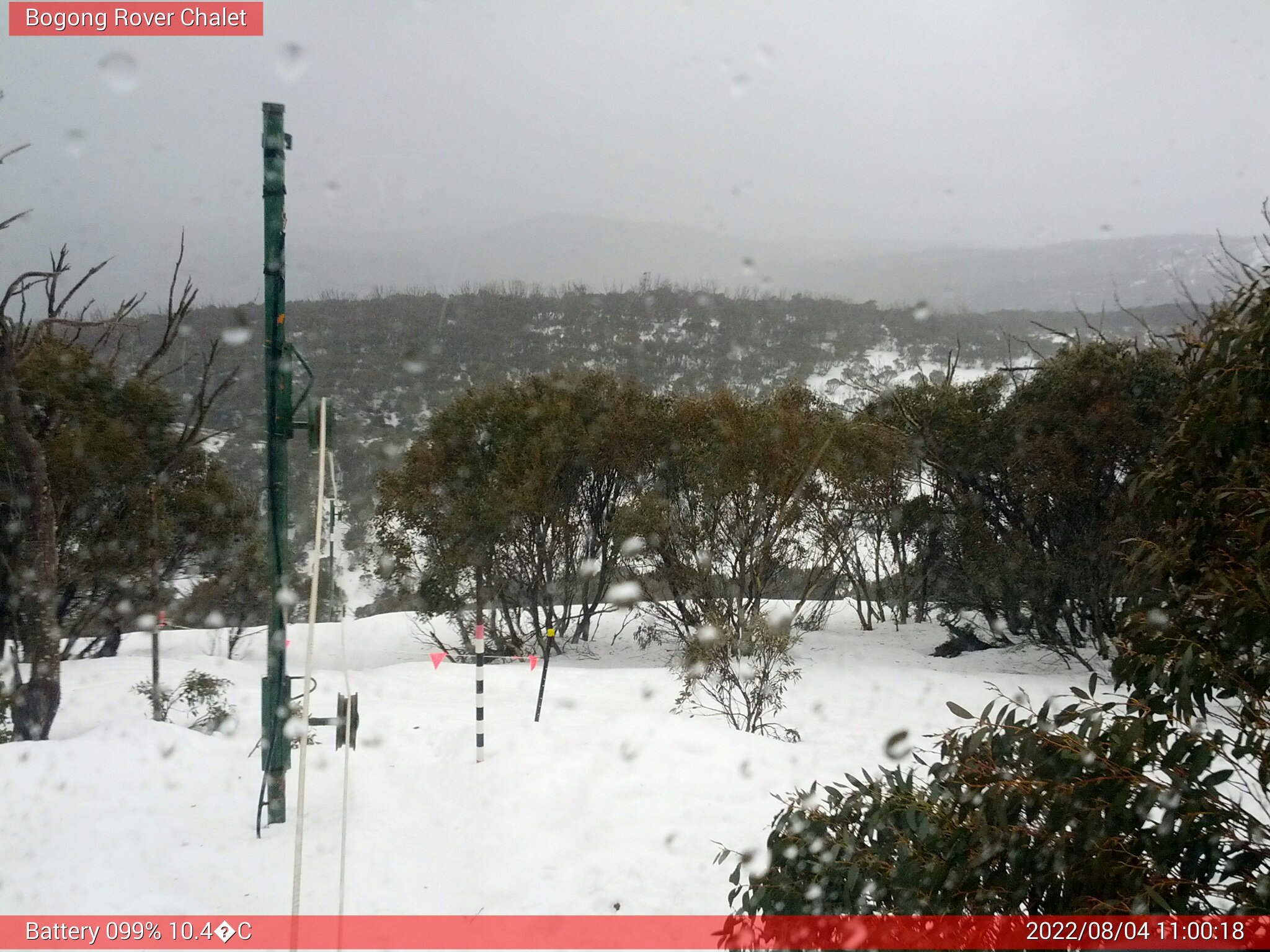 Bogong Web Cam 11:00am Thursday 4th of August 2022