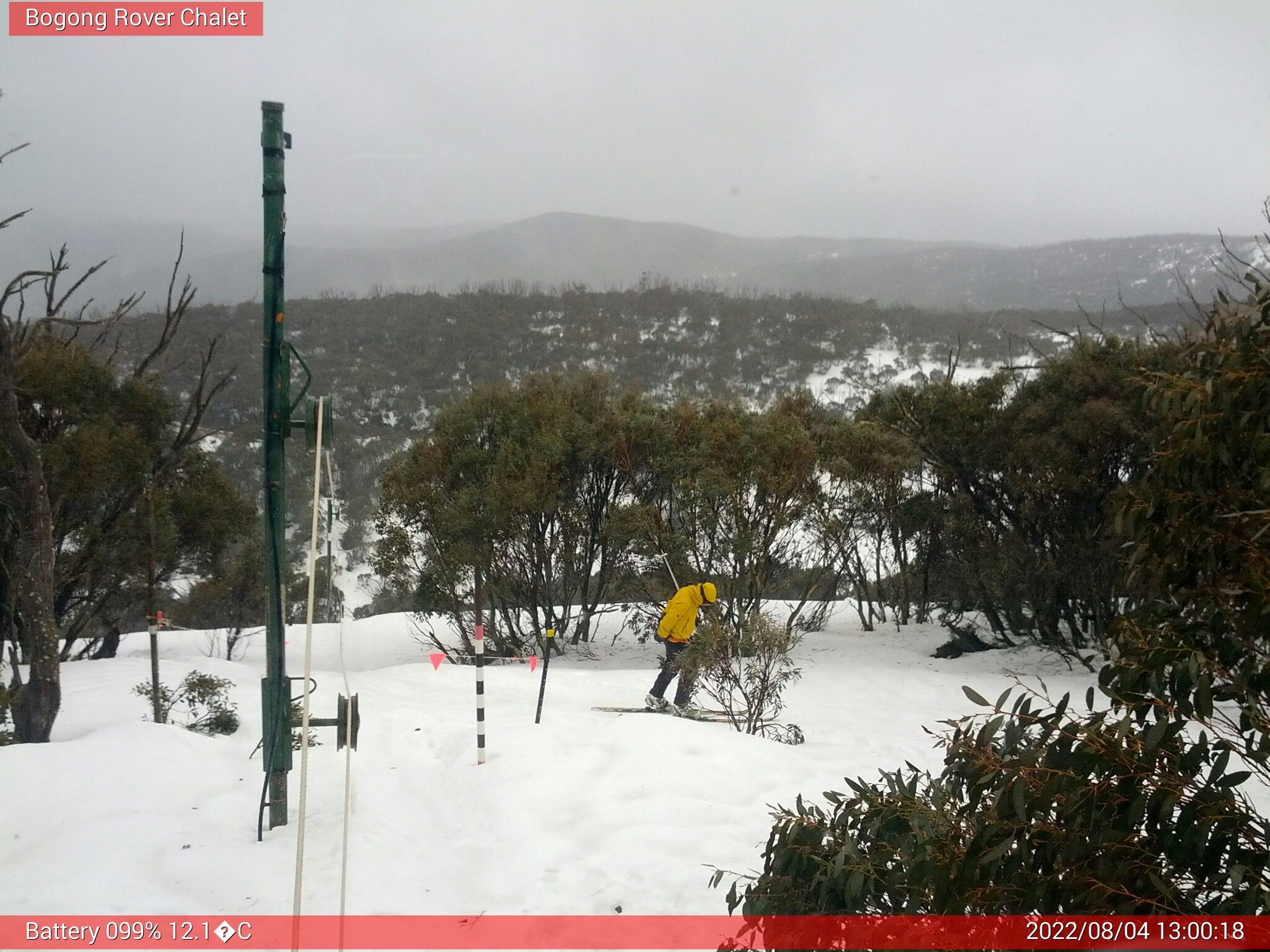 Bogong Web Cam 1:00pm Thursday 4th of August 2022