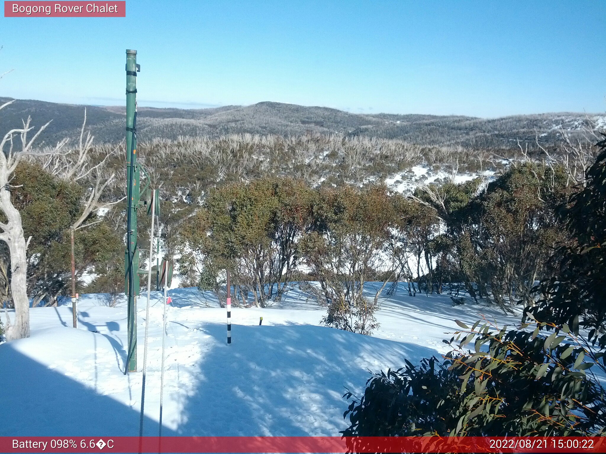 Bogong Web Cam 3:00pm Sunday 21st of August 2022