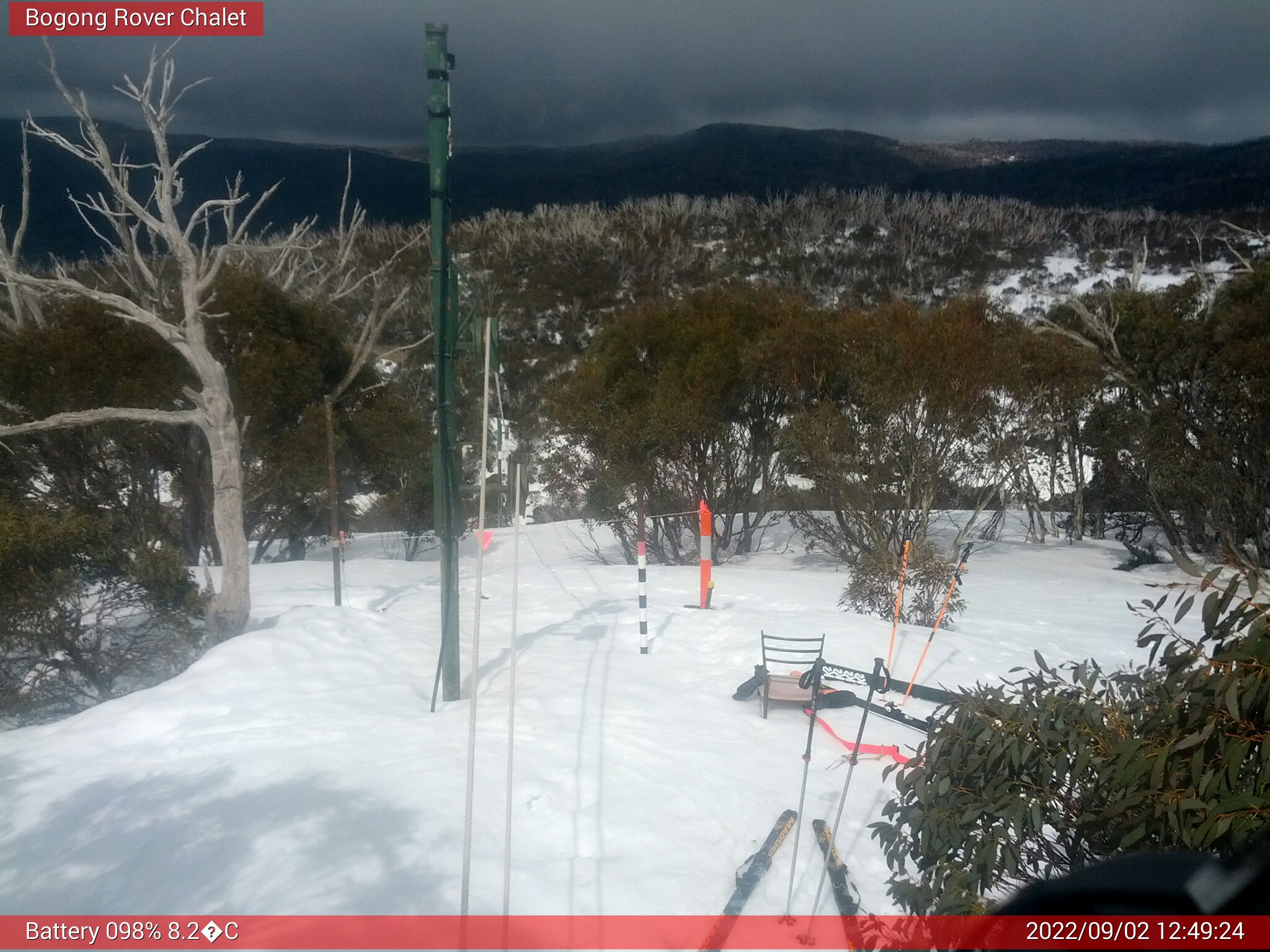 Bogong Web Cam 12:49pm Friday 2nd of September 2022