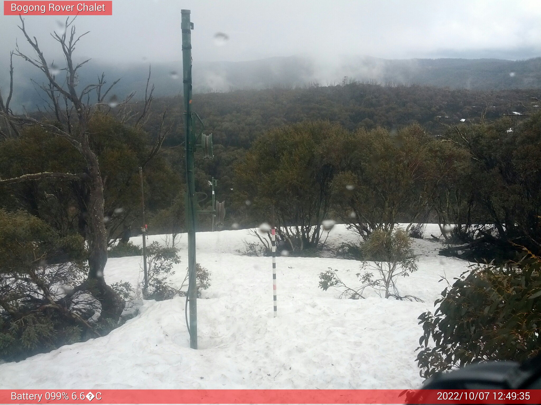 Bogong Web Cam 12:49pm Friday 7th of October 2022