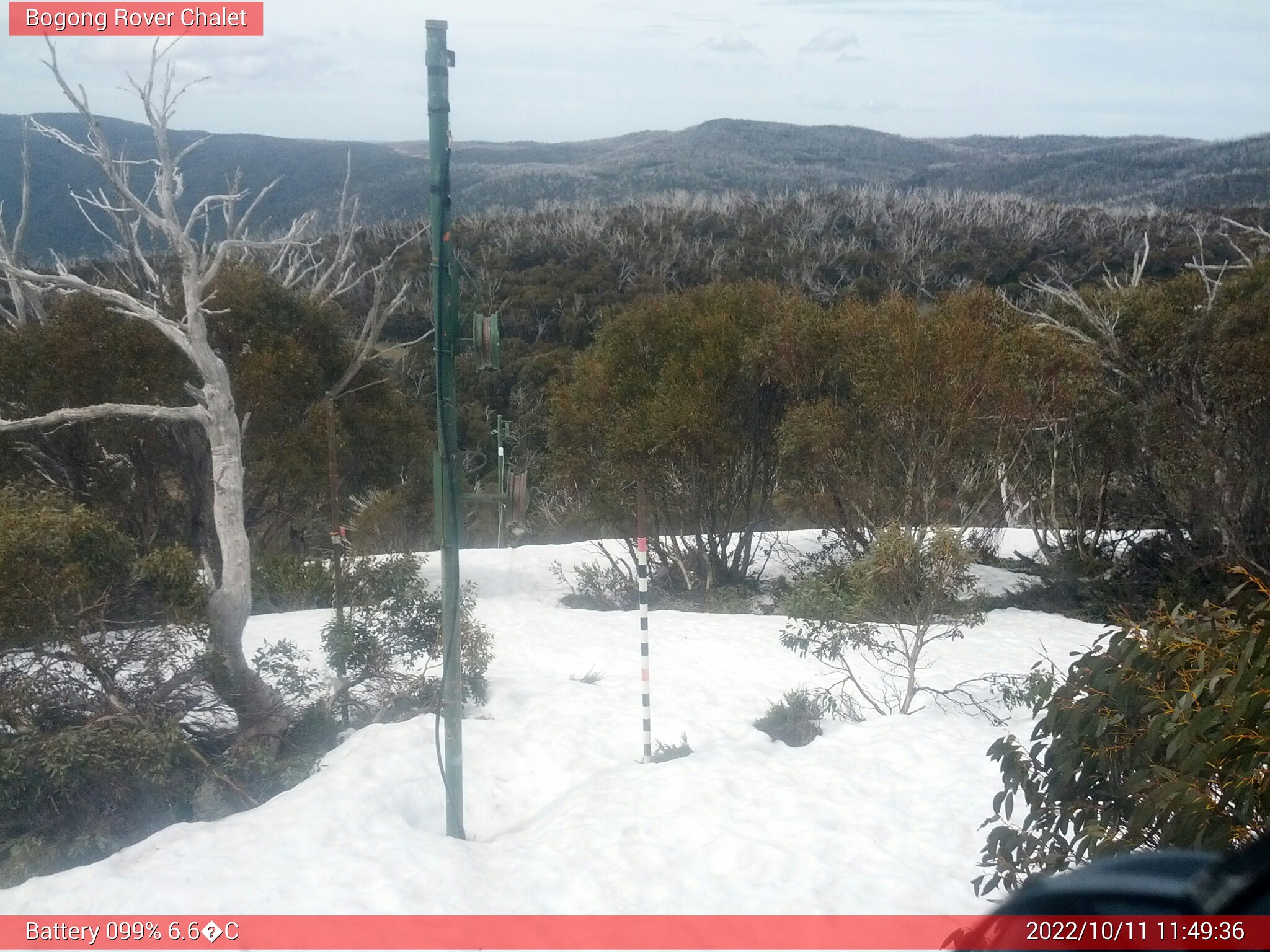 Bogong Web Cam 11:49am Tuesday 11th of October 2022