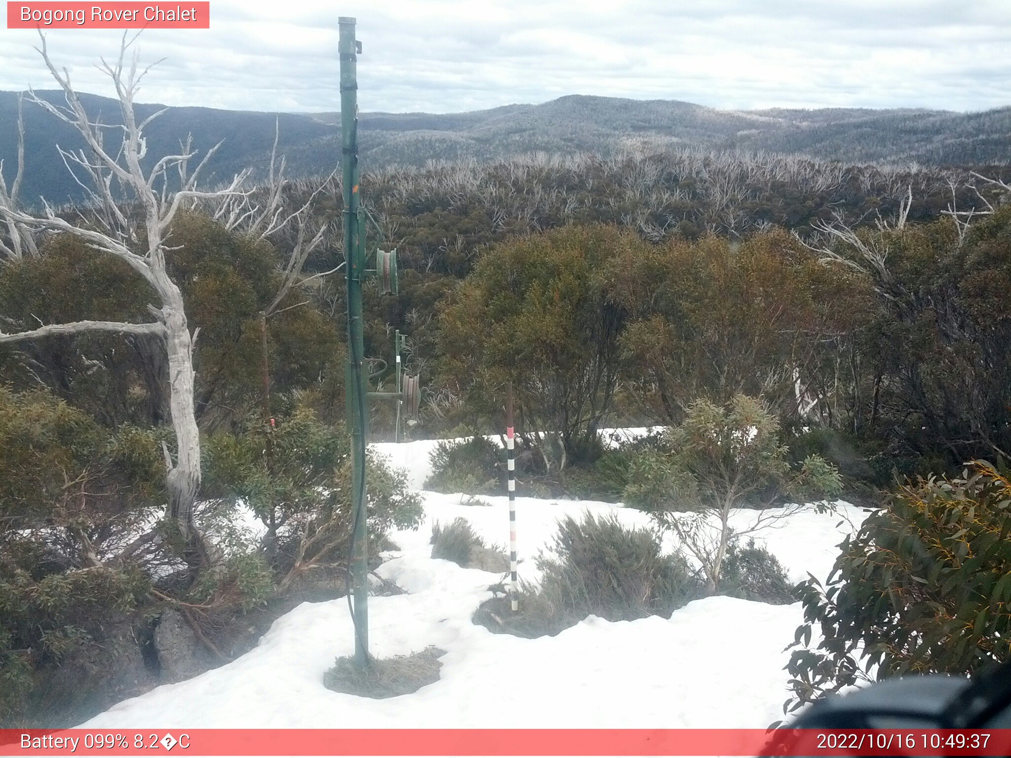 Bogong Web Cam 10:49am Sunday 16th of October 2022