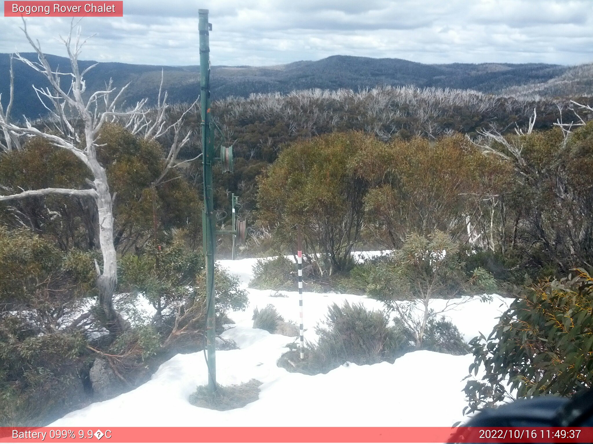 Bogong Web Cam 11:49am Sunday 16th of October 2022