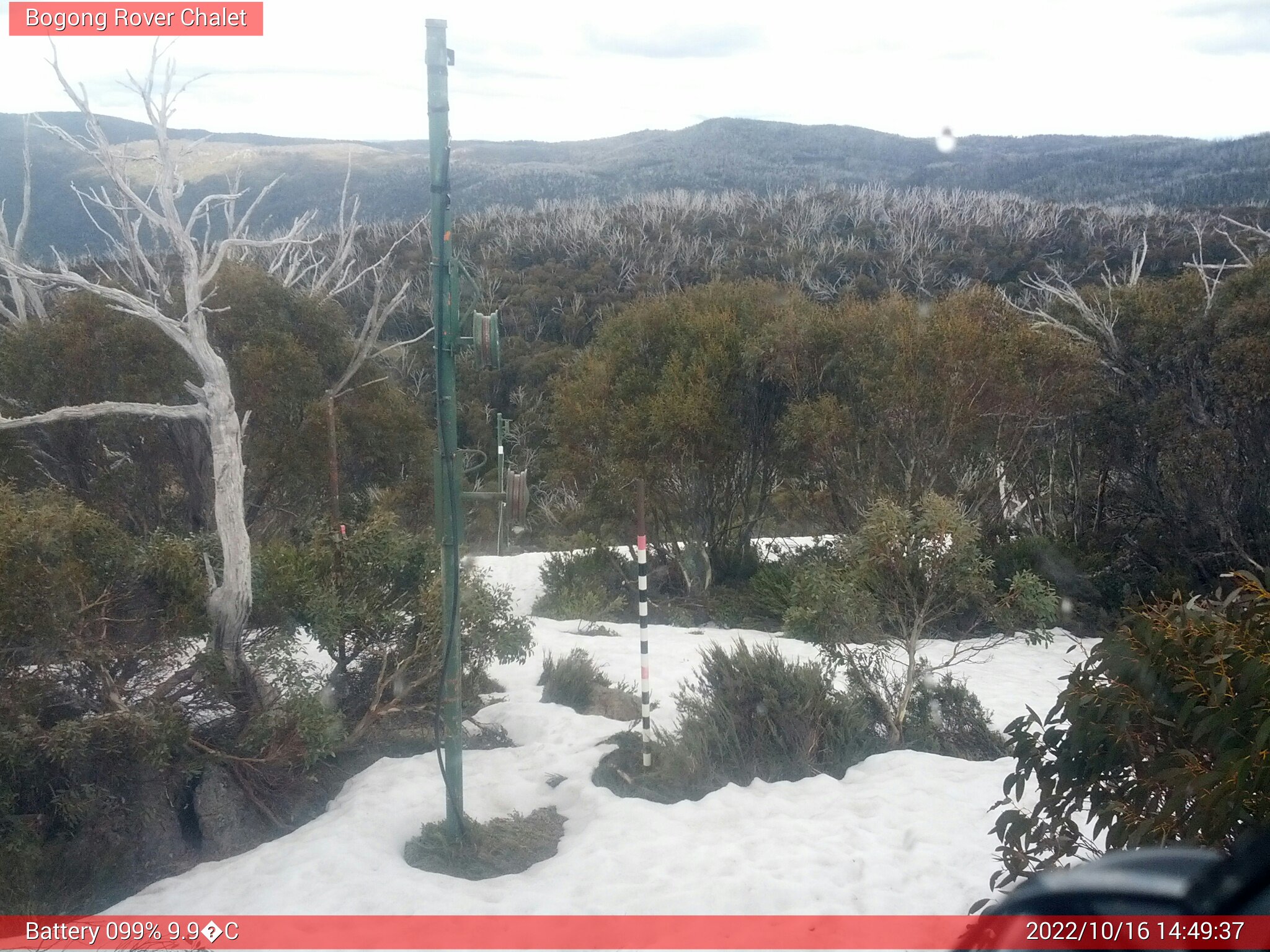 Bogong Web Cam 2:49pm Sunday 16th of October 2022