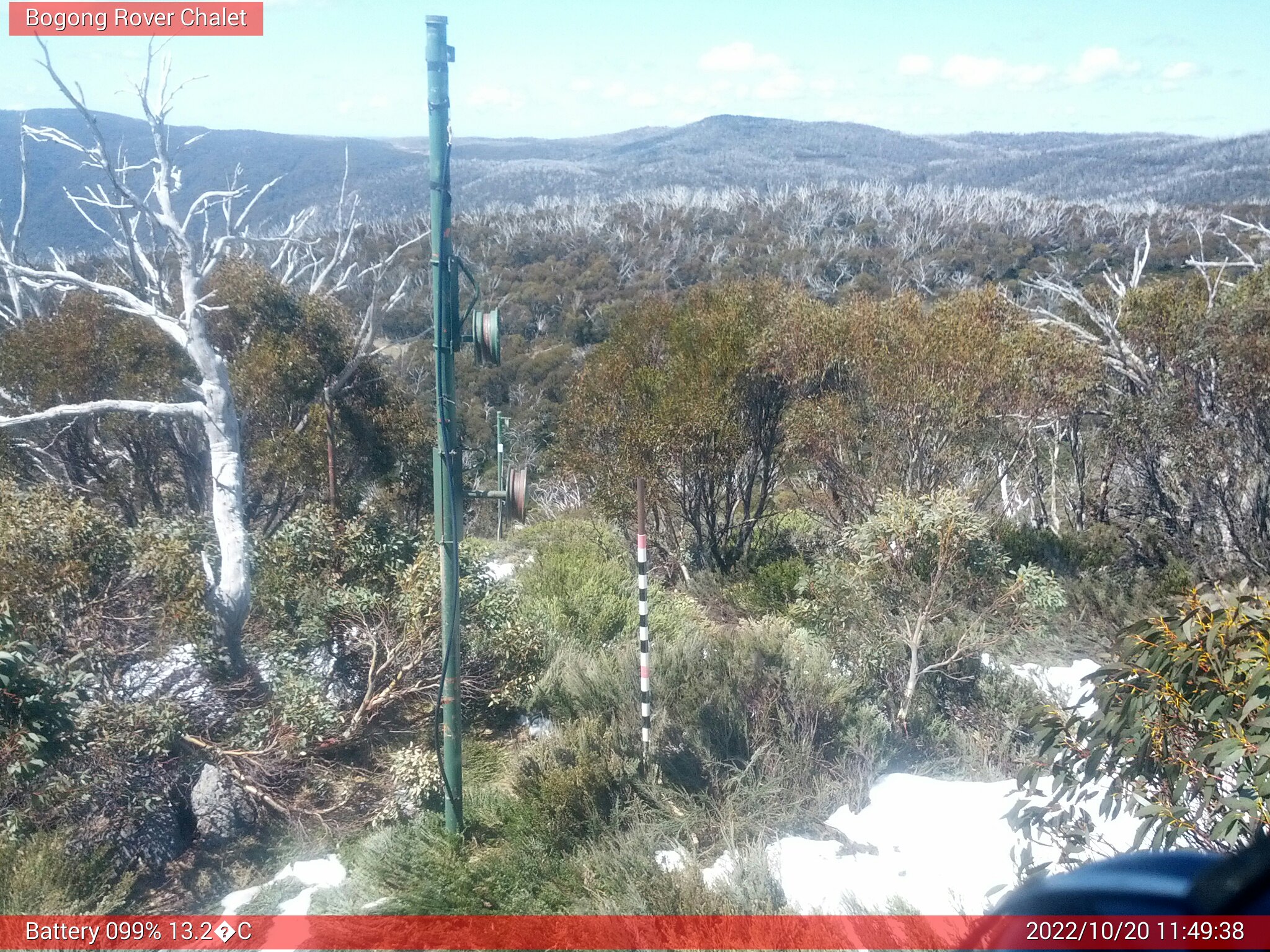 Bogong Web Cam 11:49am Thursday 20th of October 2022