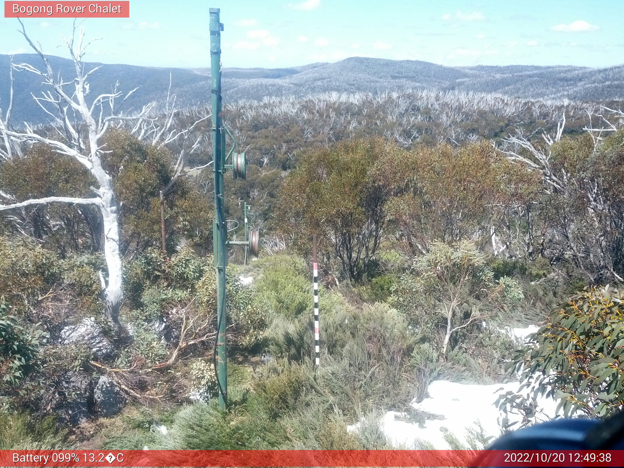 Bogong Web Cam 12:49pm Thursday 20th of October 2022