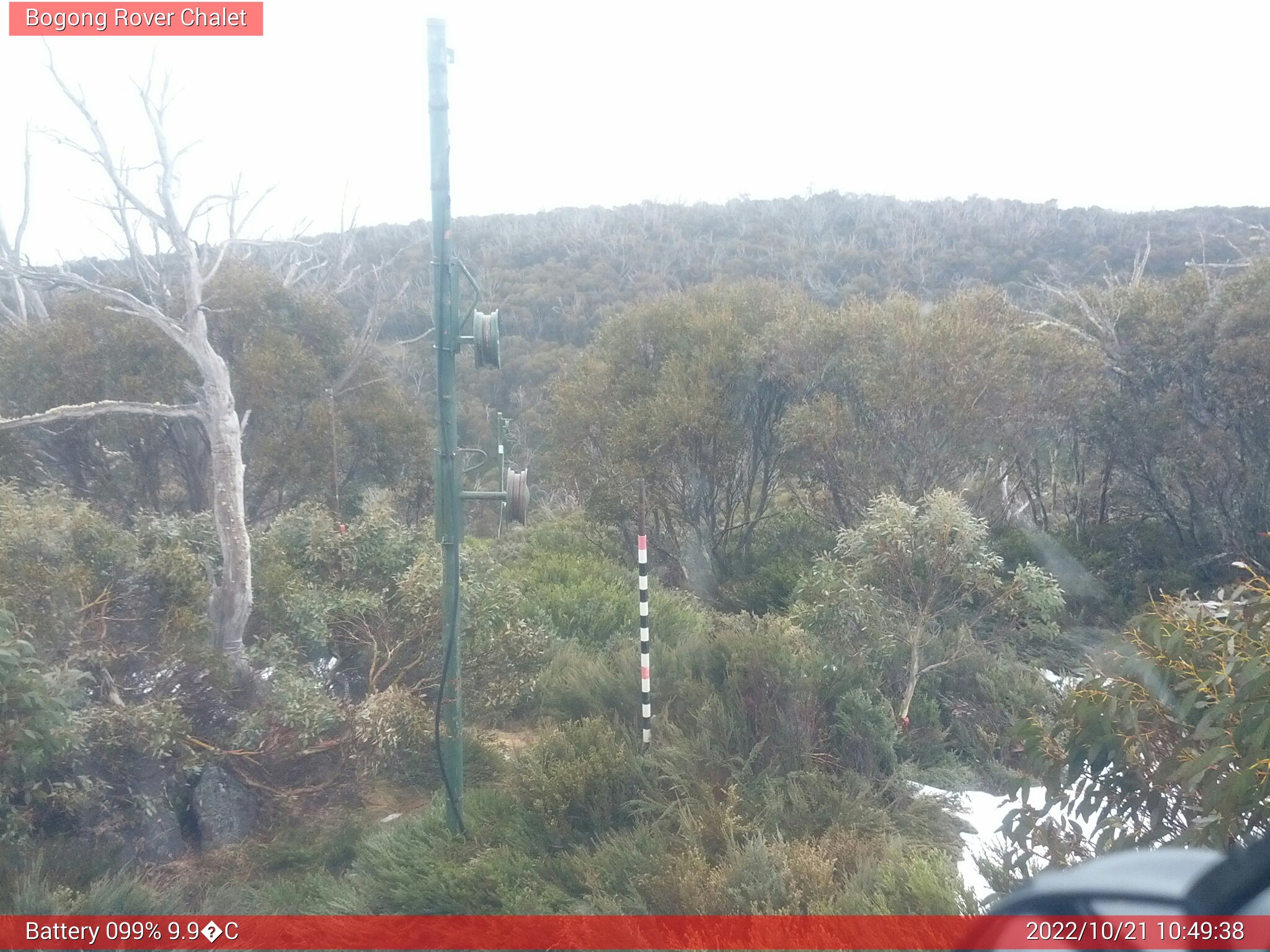 Bogong Web Cam 10:49am Friday 21st of October 2022