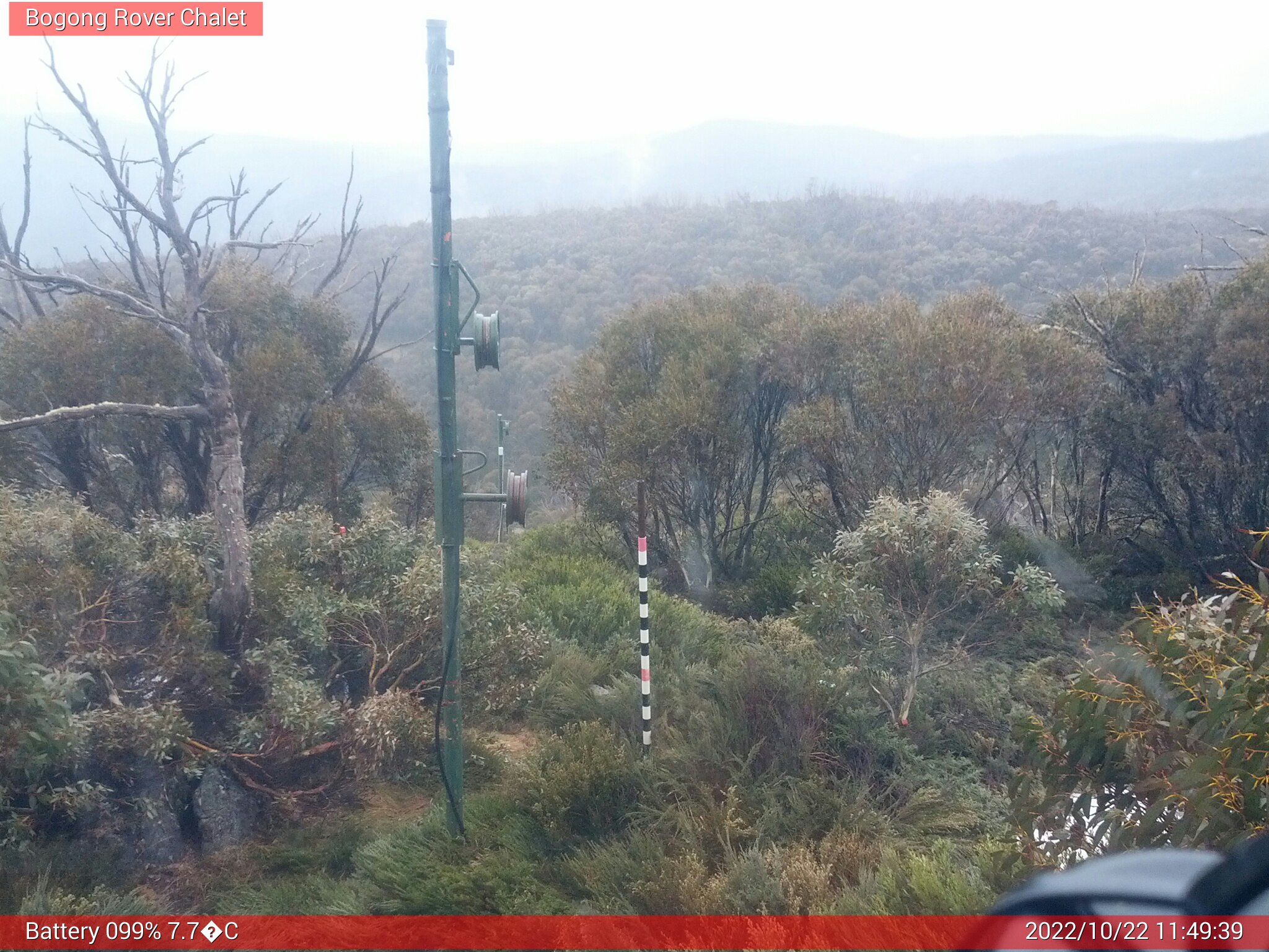 Bogong Web Cam 11:49am Saturday 22nd of October 2022