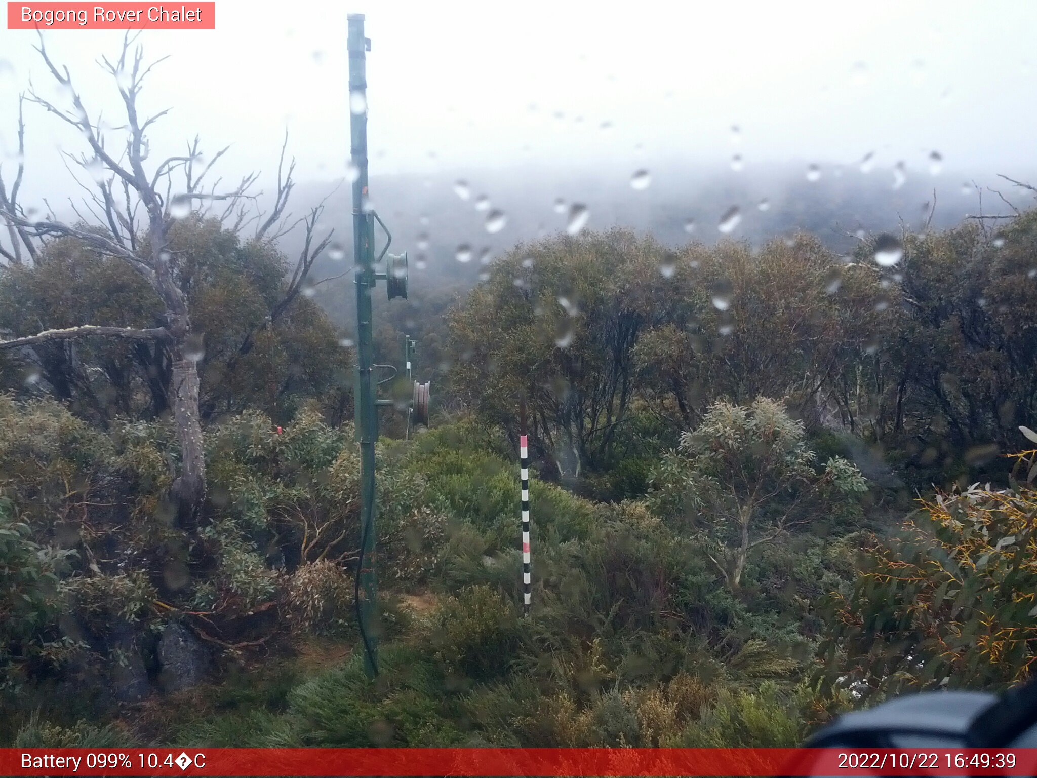 Bogong Web Cam 4:49pm Saturday 22nd of October 2022