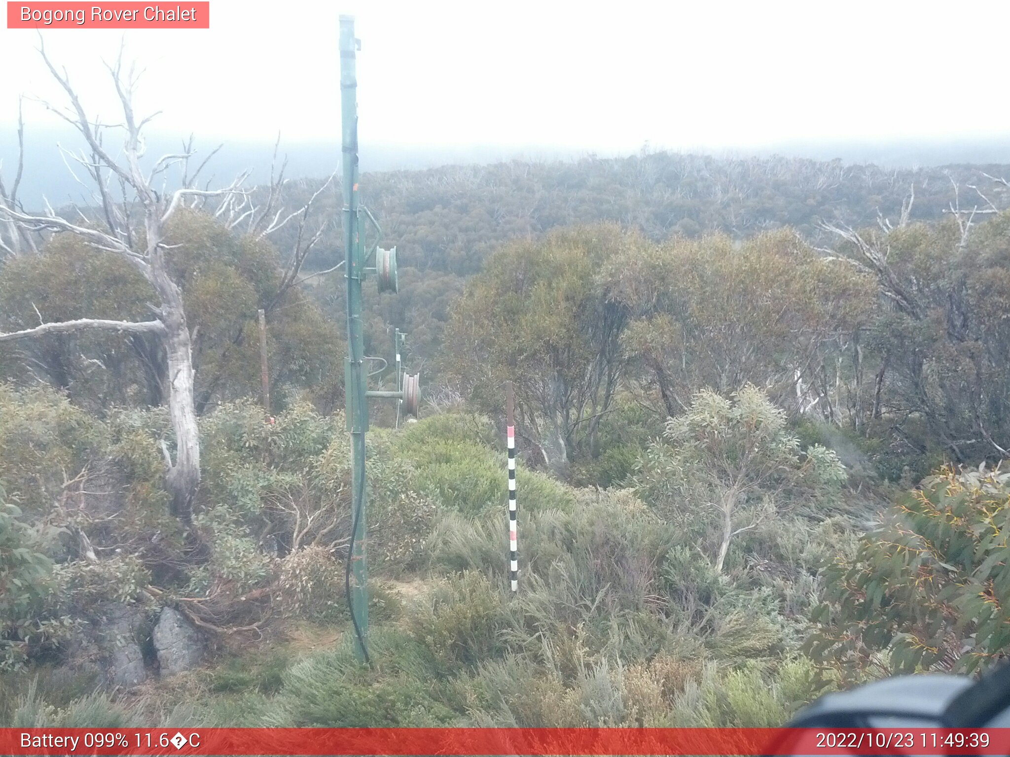 Bogong Web Cam 11:49am Sunday 23rd of October 2022