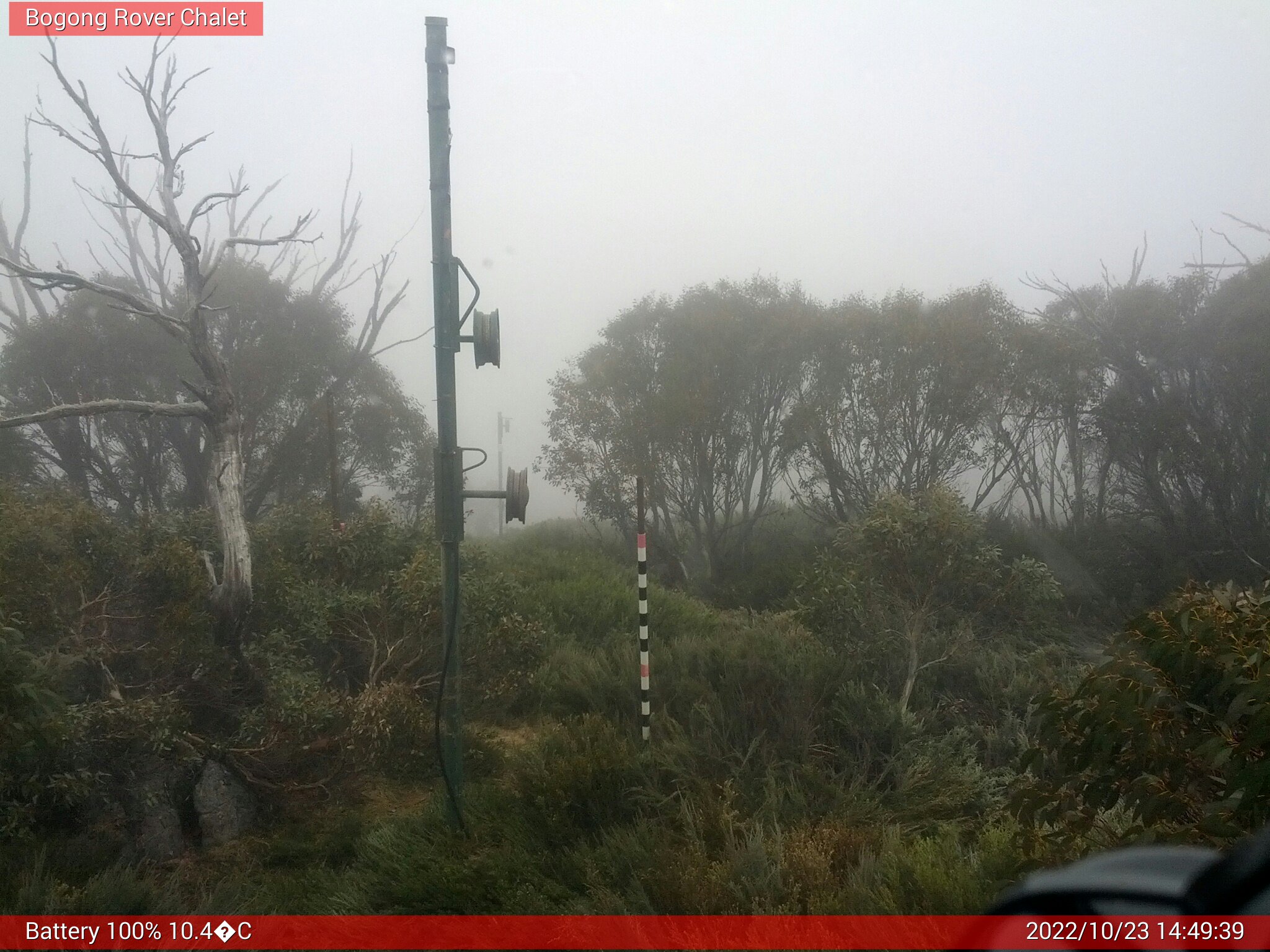 Bogong Web Cam 2:49pm Sunday 23rd of October 2022