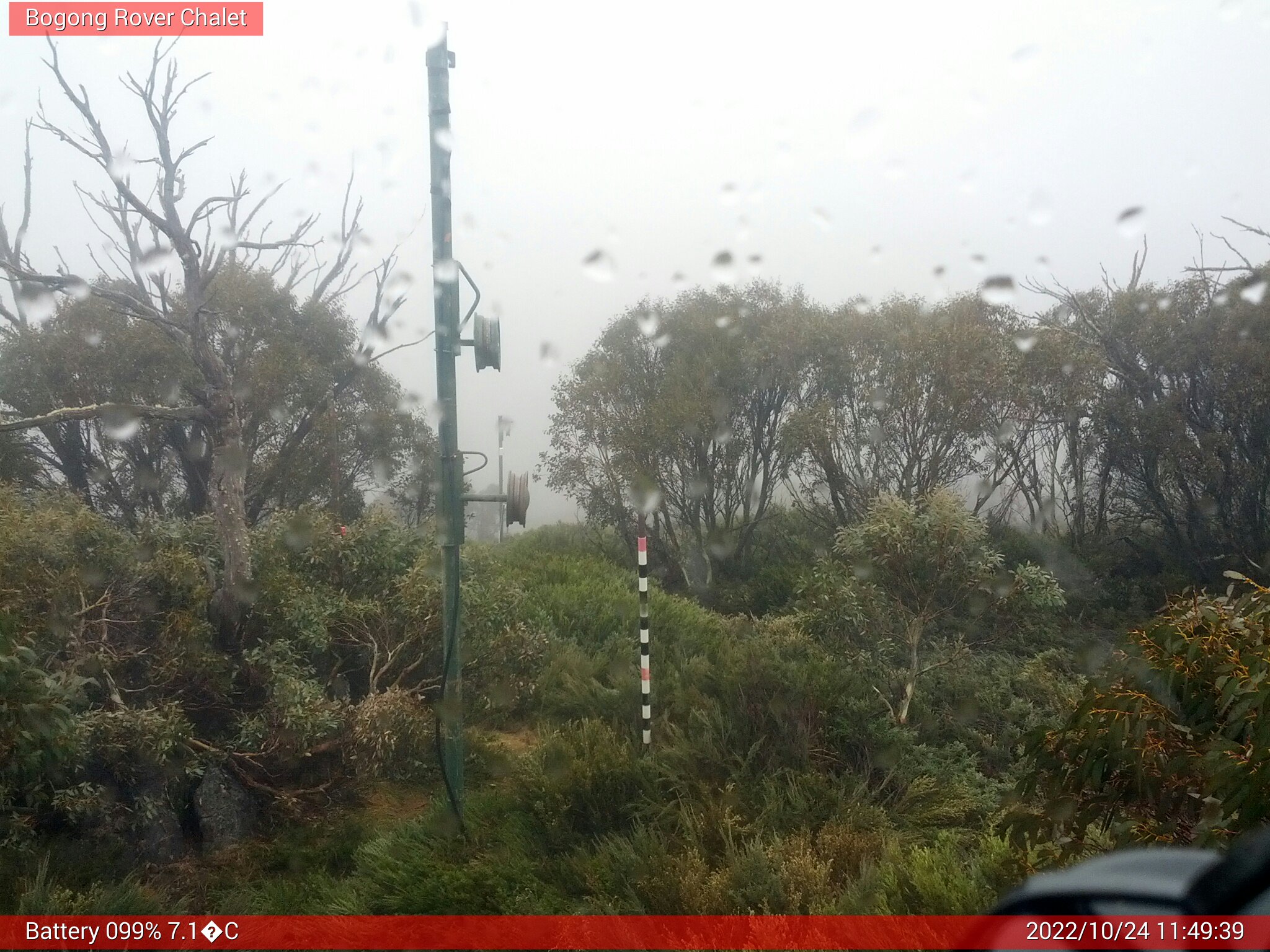 Bogong Web Cam 11:49am Monday 24th of October 2022