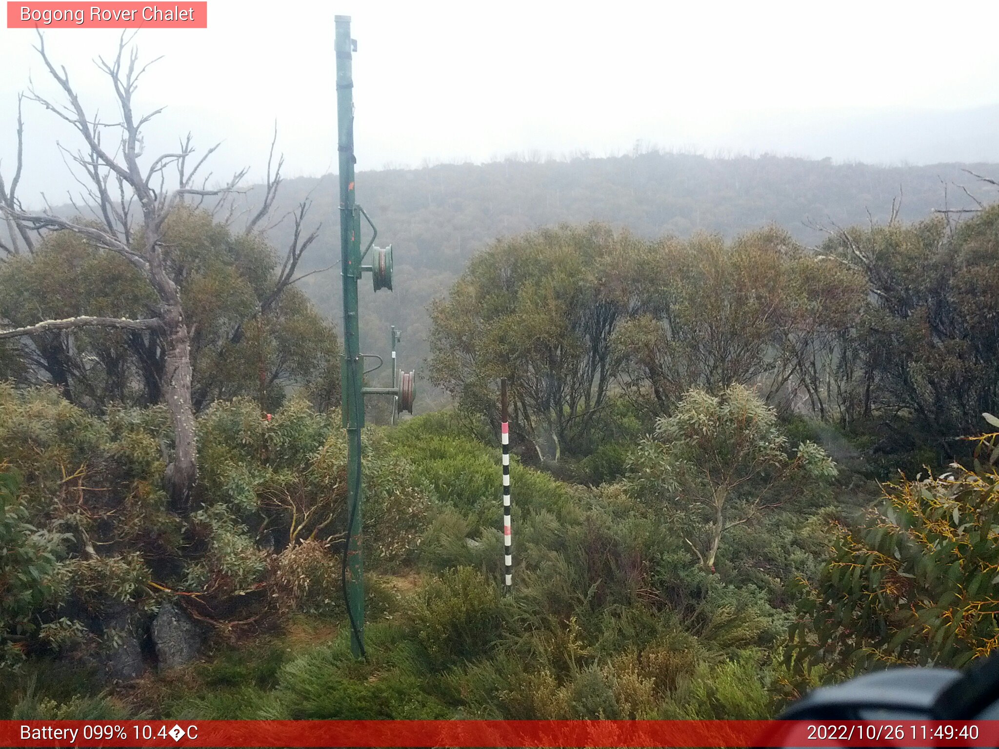 Bogong Web Cam 11:49am Wednesday 26th of October 2022