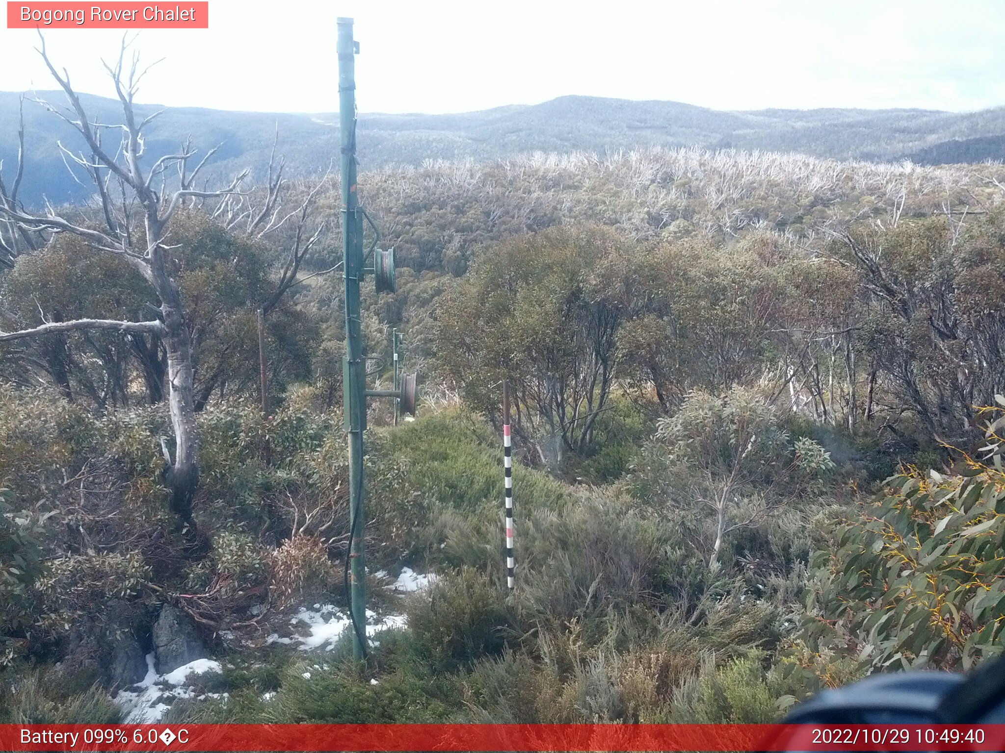 Bogong Web Cam 10:49am Saturday 29th of October 2022