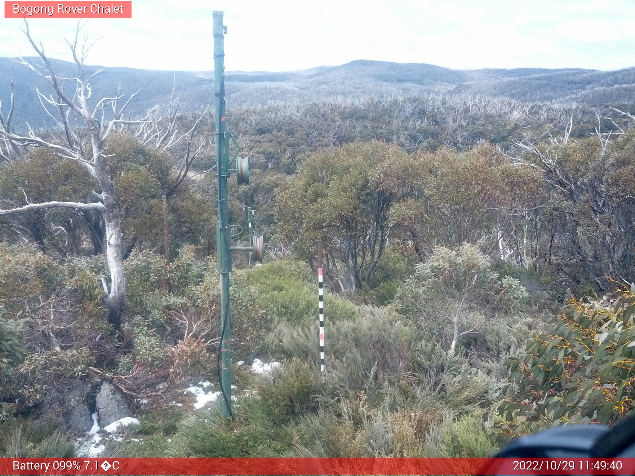 Bogong Web Cam 11:49am Saturday 29th of October 2022