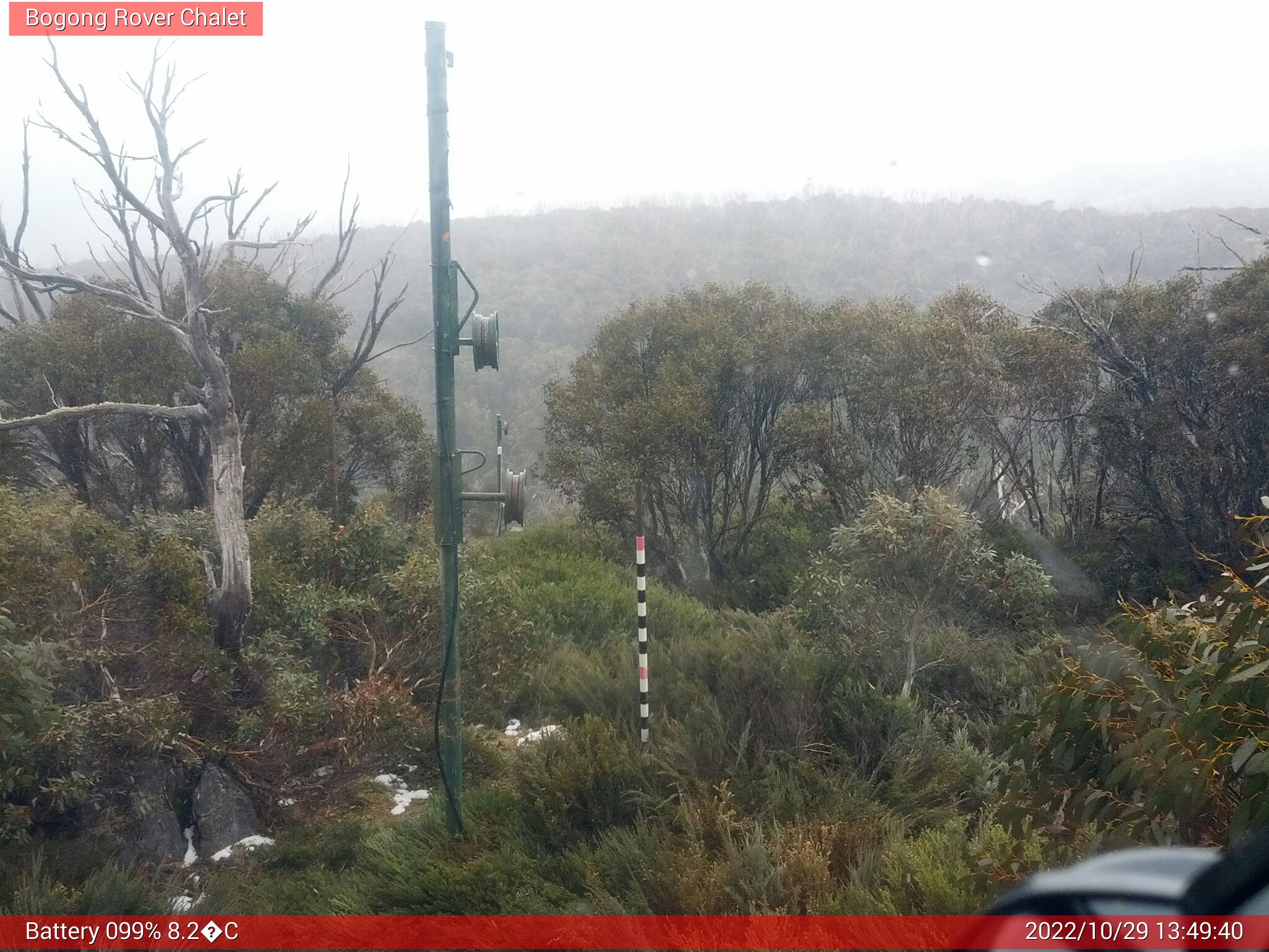 Bogong Web Cam 1:49pm Saturday 29th of October 2022