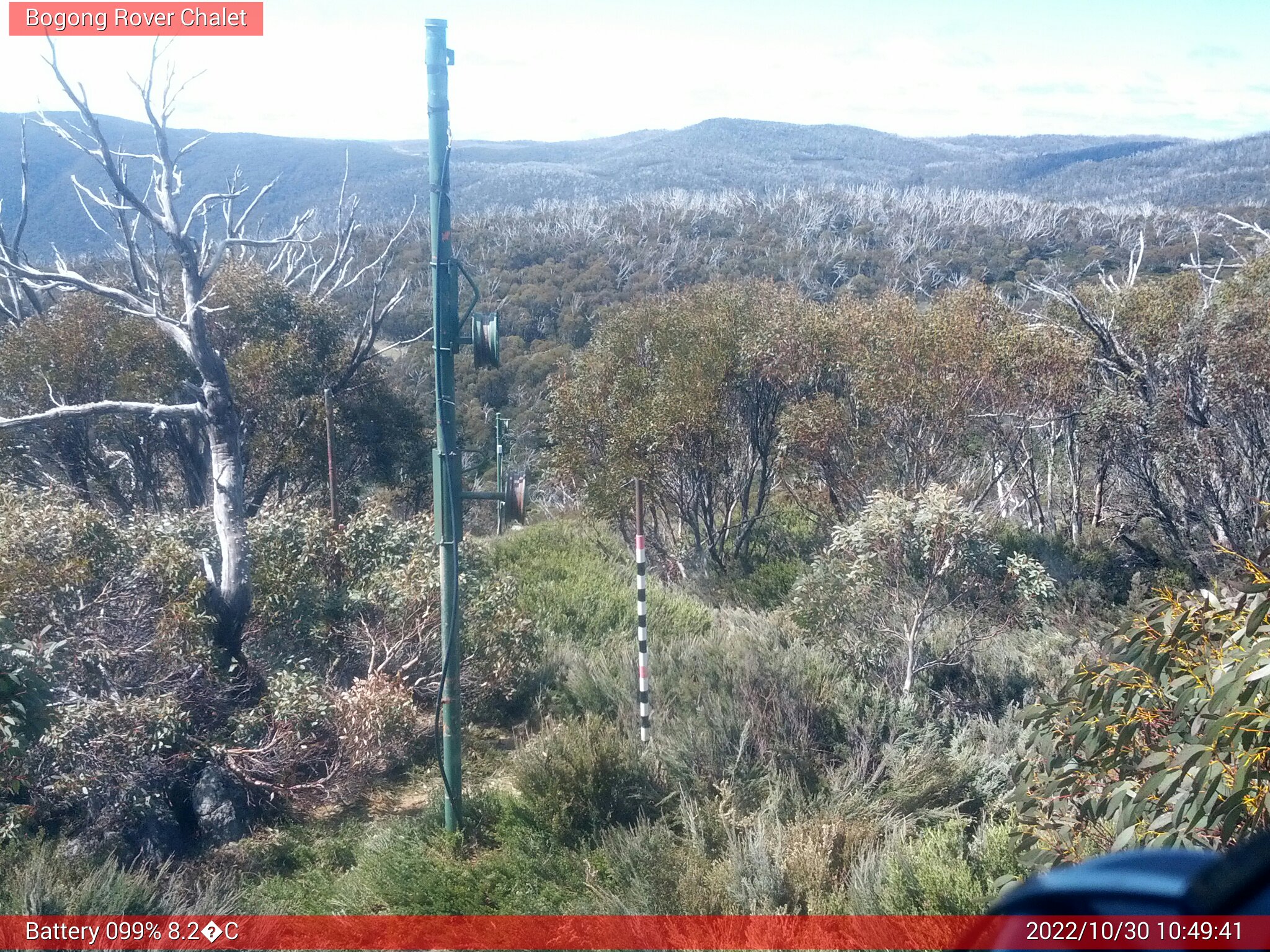 Bogong Web Cam 10:49am Sunday 30th of October 2022