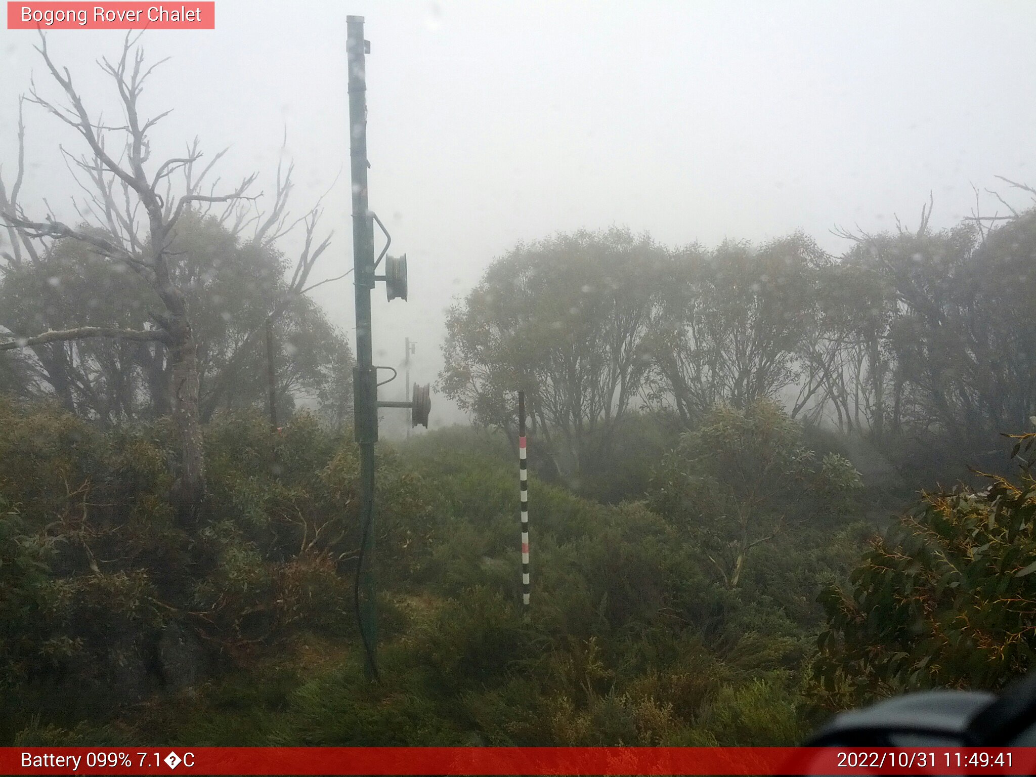 Bogong Web Cam 11:49am Monday 31st of October 2022