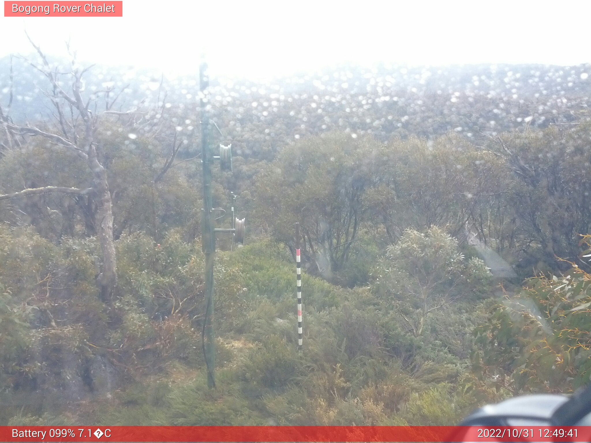 Bogong Web Cam 12:49pm Monday 31st of October 2022