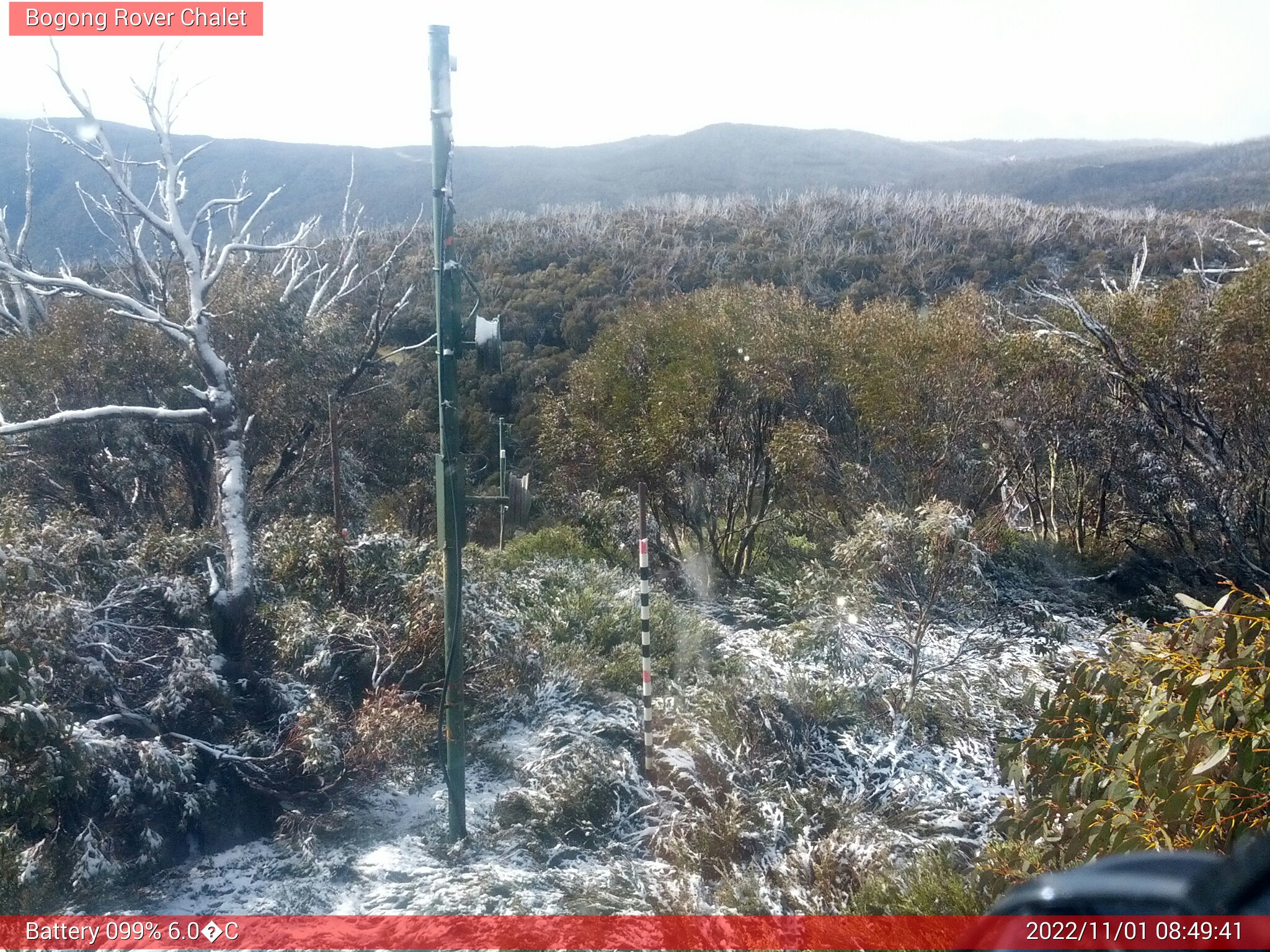 Bogong Web Cam 8:49am Tuesday 1st of November 2022