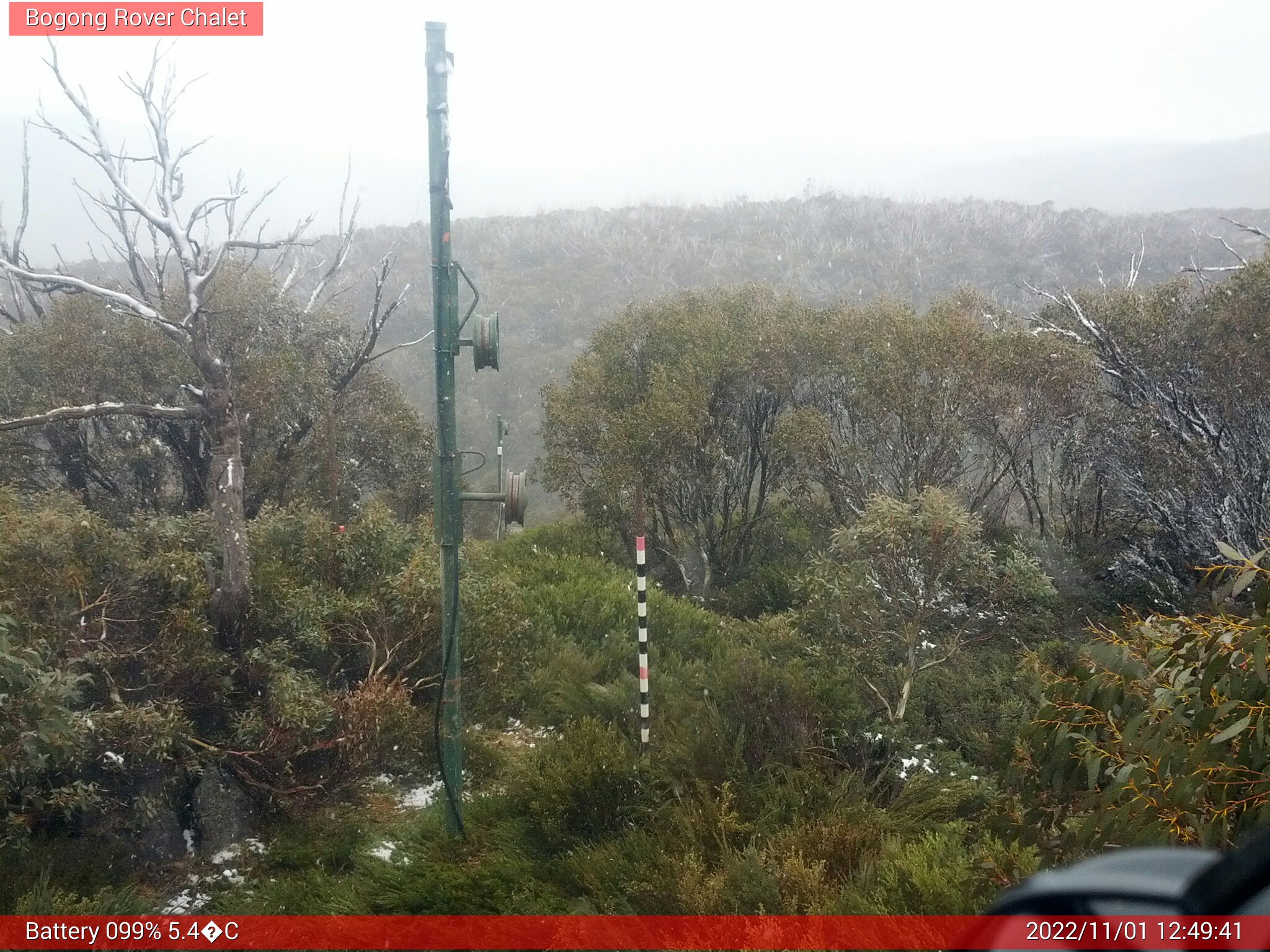 Bogong Web Cam 12:49pm Tuesday 1st of November 2022