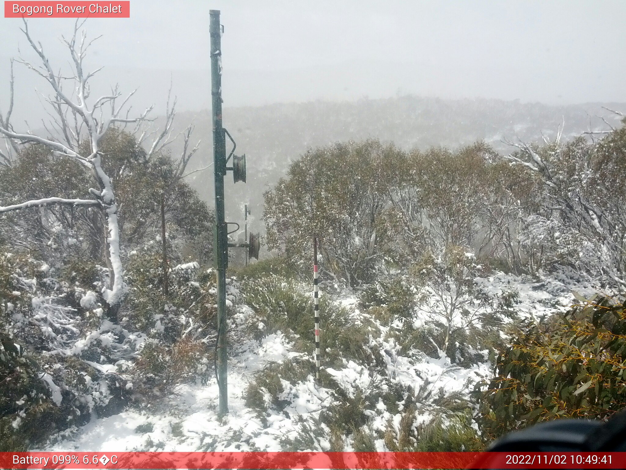 Bogong Web Cam 10:49am Wednesday 2nd of November 2022