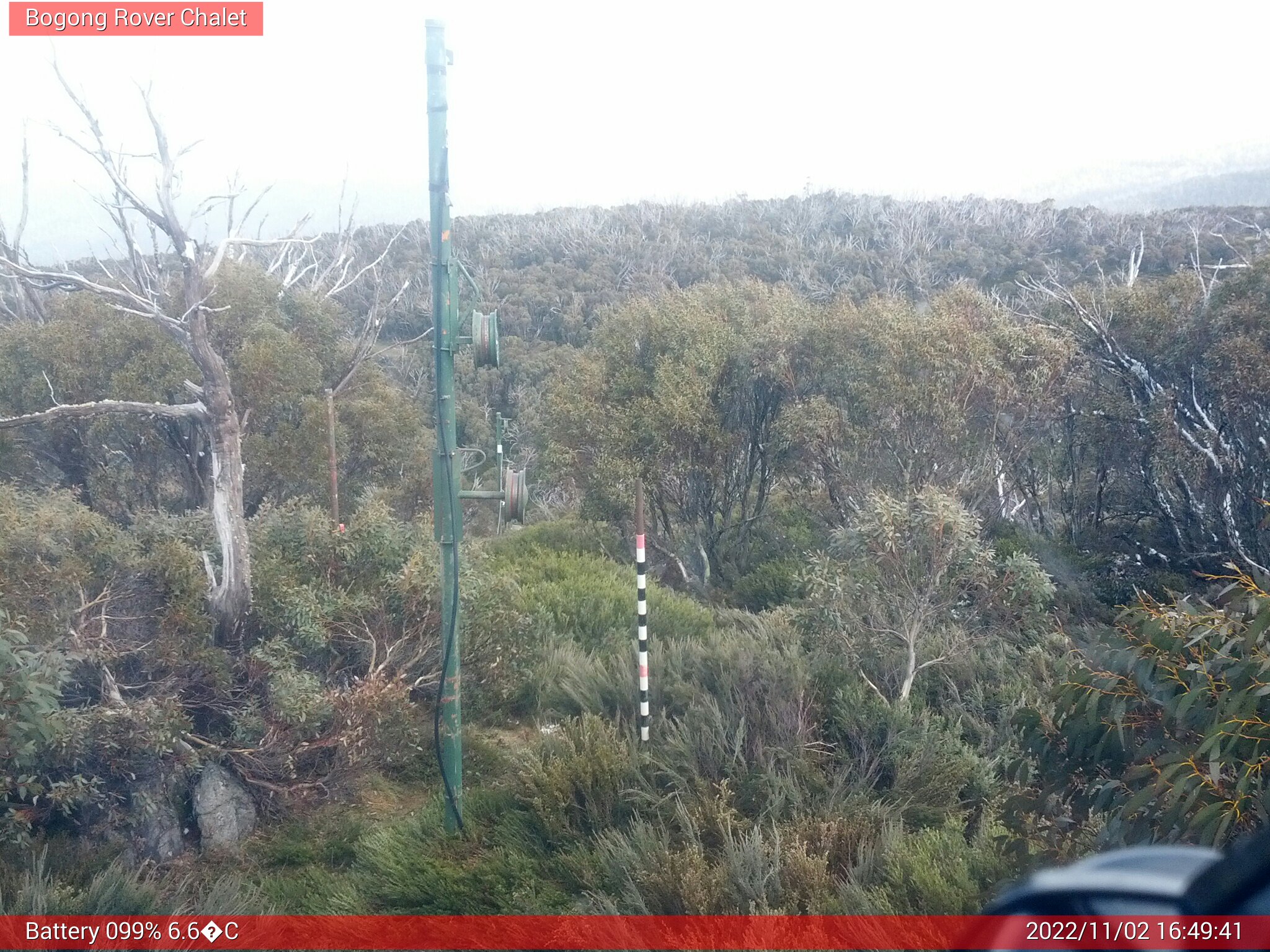 Bogong Web Cam 4:49pm Wednesday 2nd of November 2022