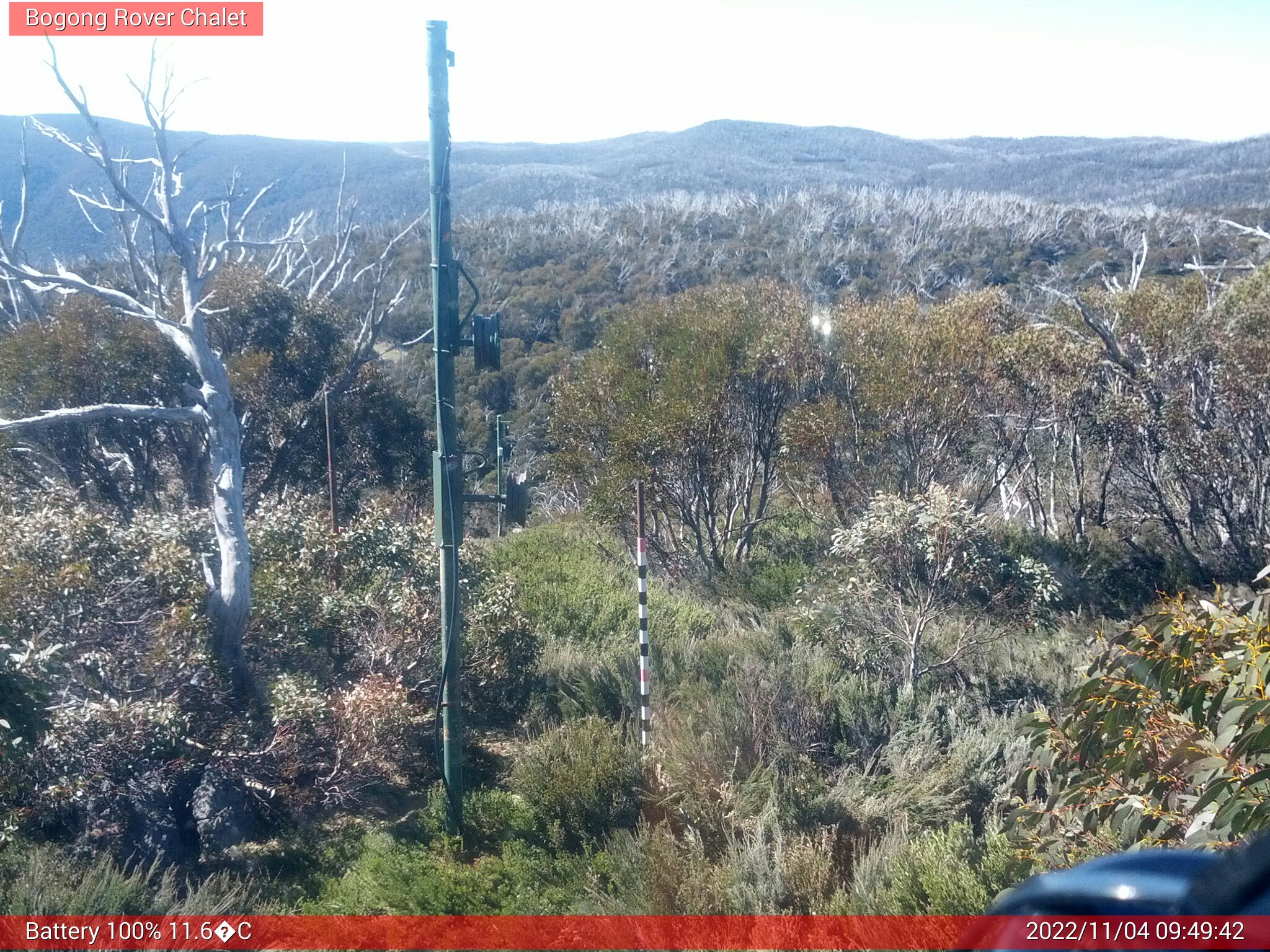 Bogong Web Cam 9:49am Friday 4th of November 2022