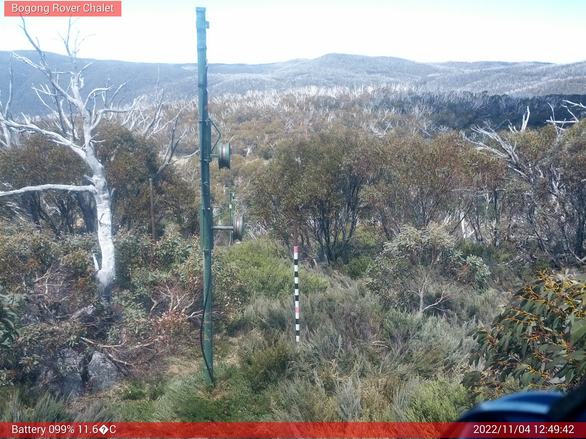 Bogong Web Cam 12:49pm Friday 4th of November 2022