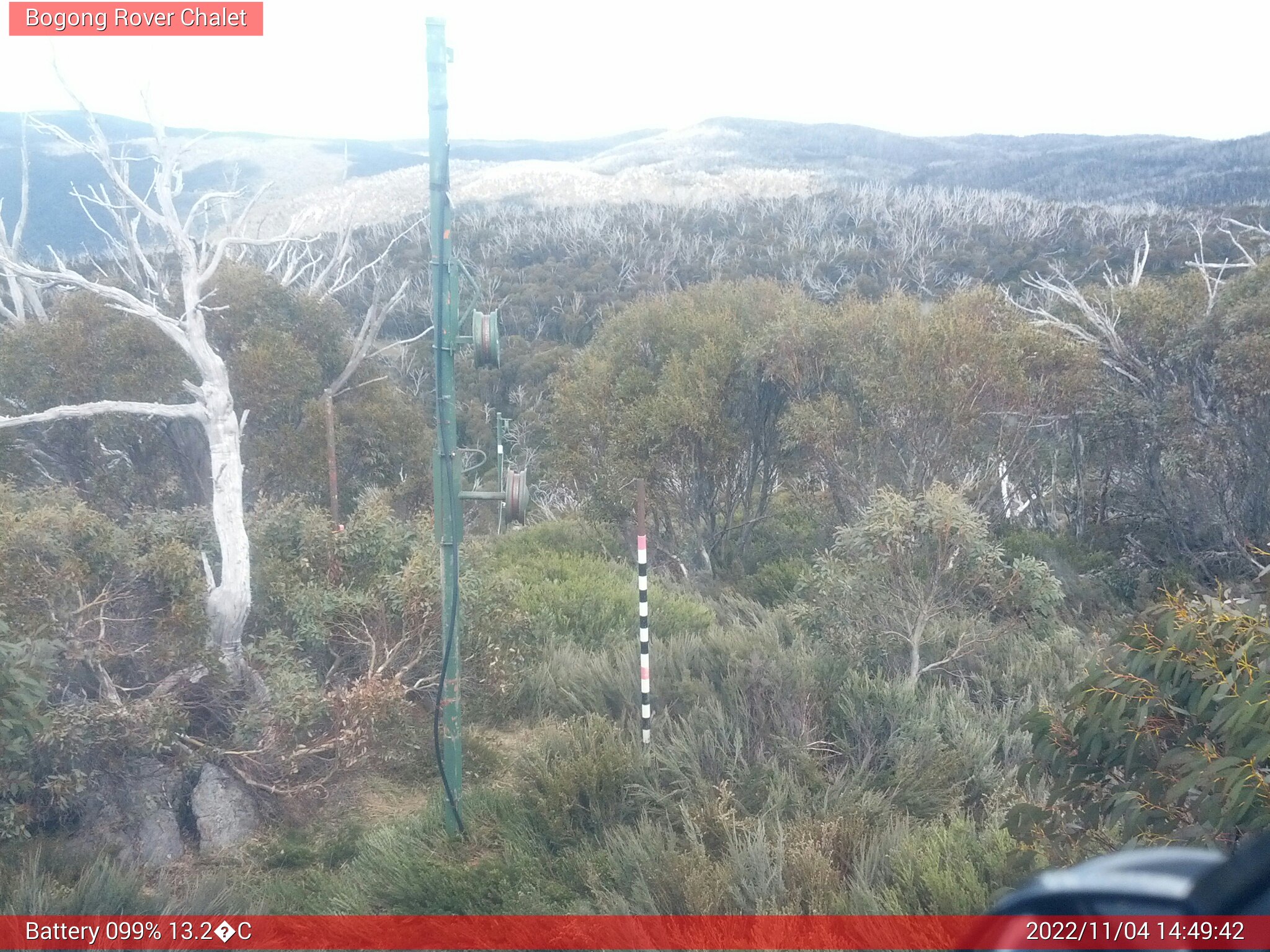 Bogong Web Cam 2:49pm Friday 4th of November 2022