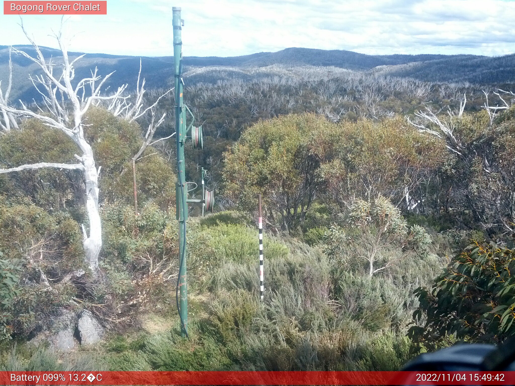 Bogong Web Cam 3:49pm Friday 4th of November 2022