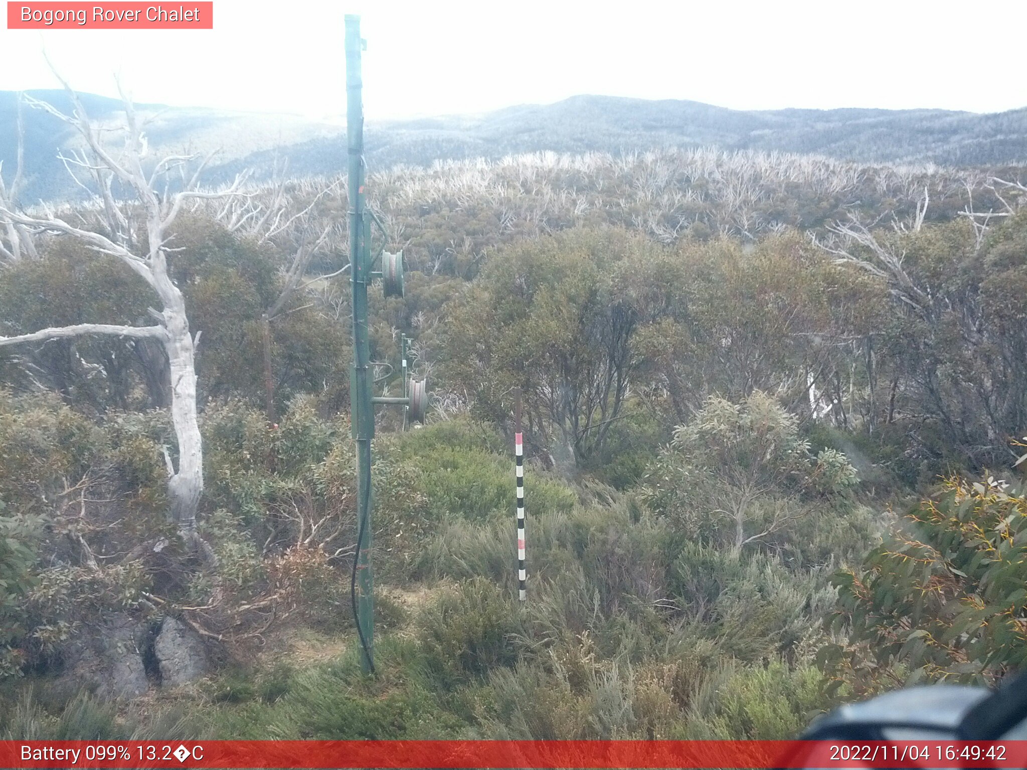 Bogong Web Cam 4:49pm Friday 4th of November 2022