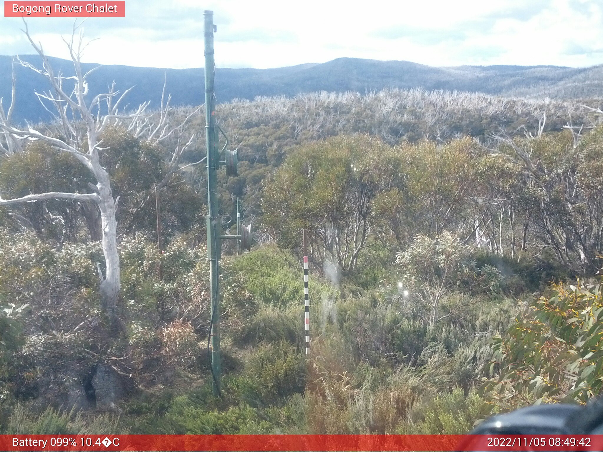 Bogong Web Cam 8:49am Saturday 5th of November 2022