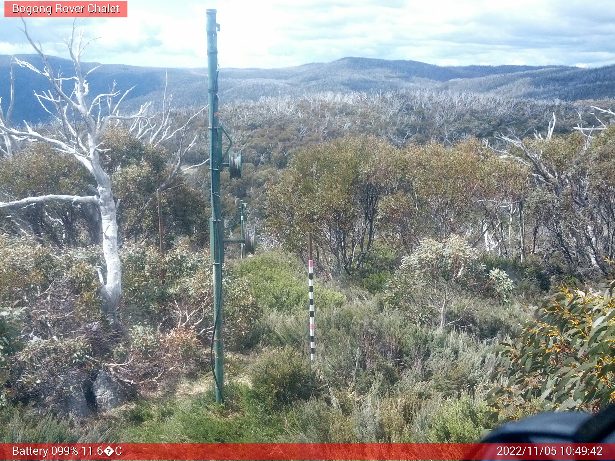 Bogong Web Cam 10:49am Saturday 5th of November 2022