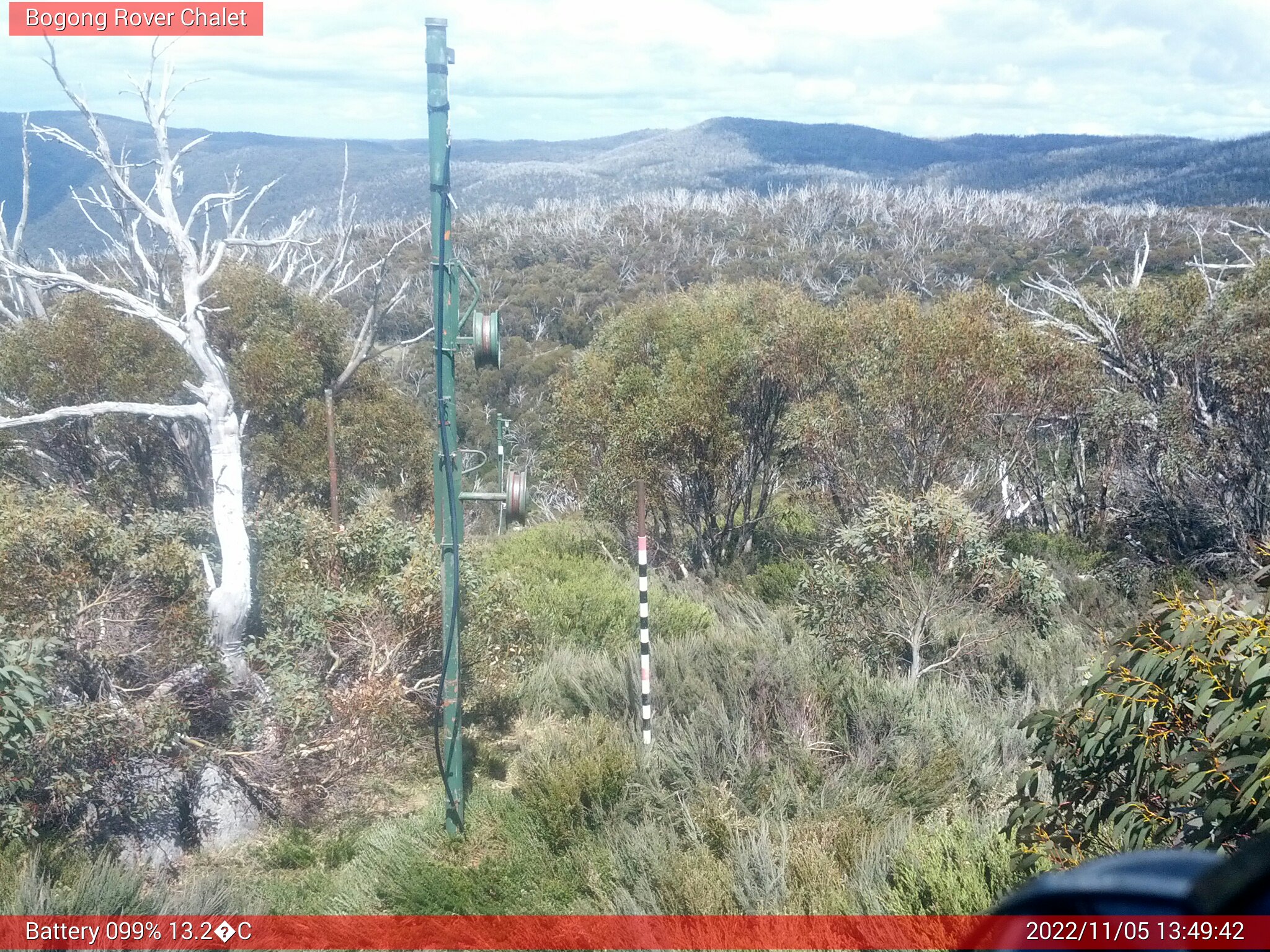 Bogong Web Cam 1:49pm Saturday 5th of November 2022