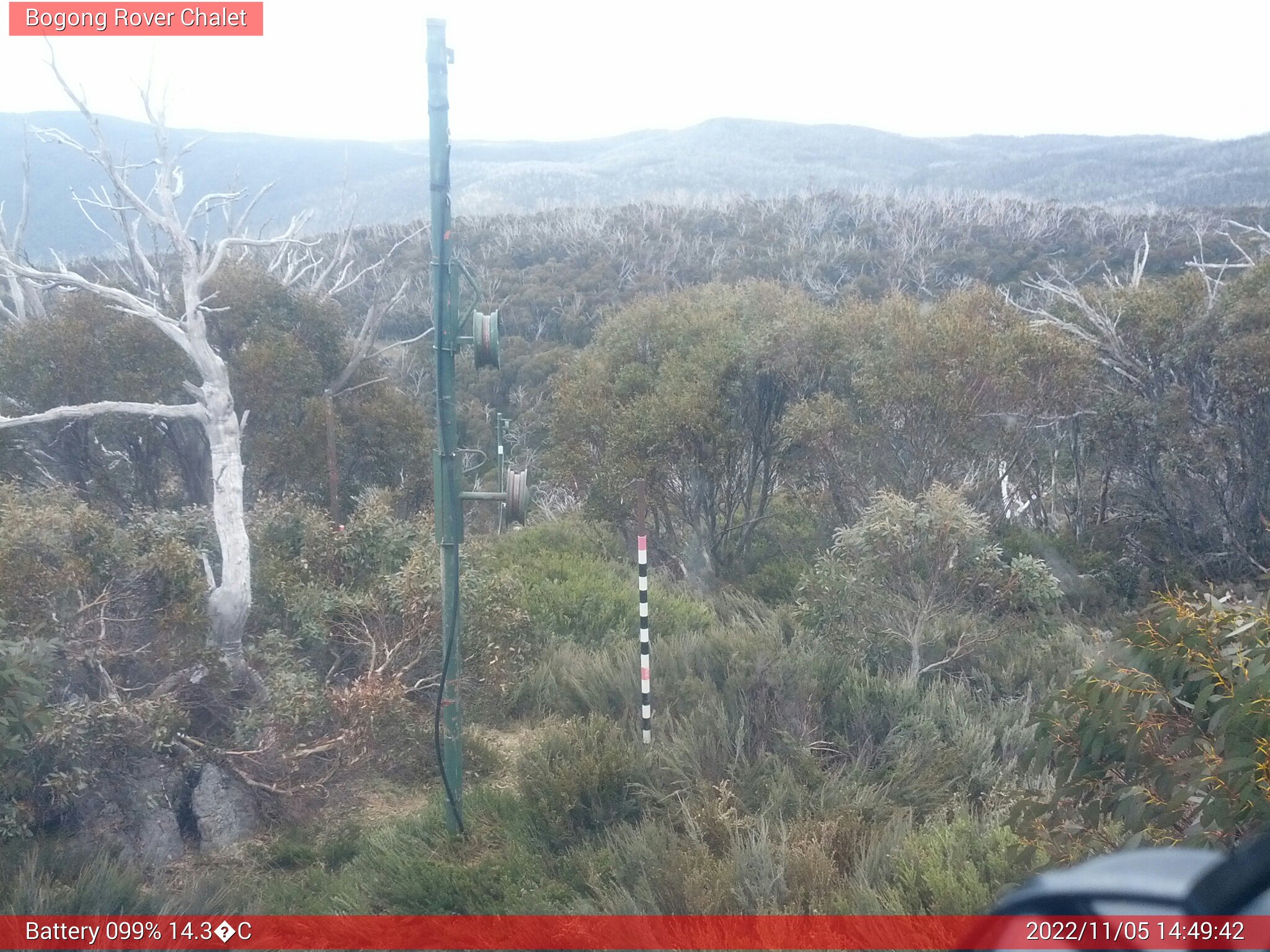 Bogong Web Cam 2:49pm Saturday 5th of November 2022