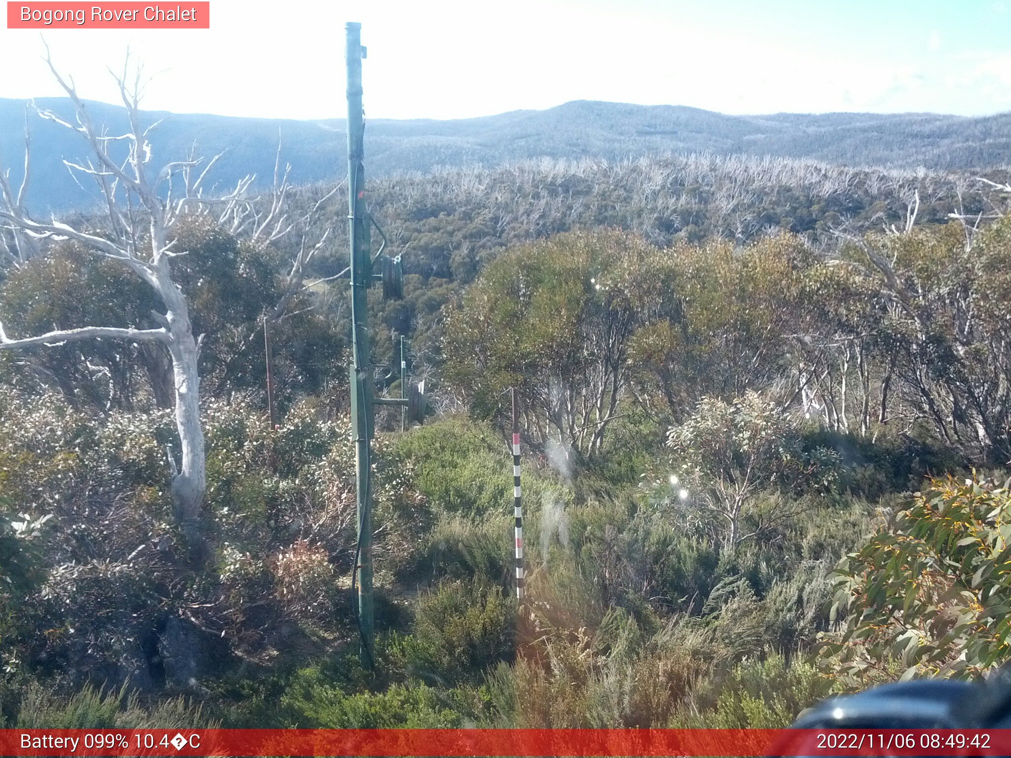 Bogong Web Cam 8:49am Sunday 6th of November 2022