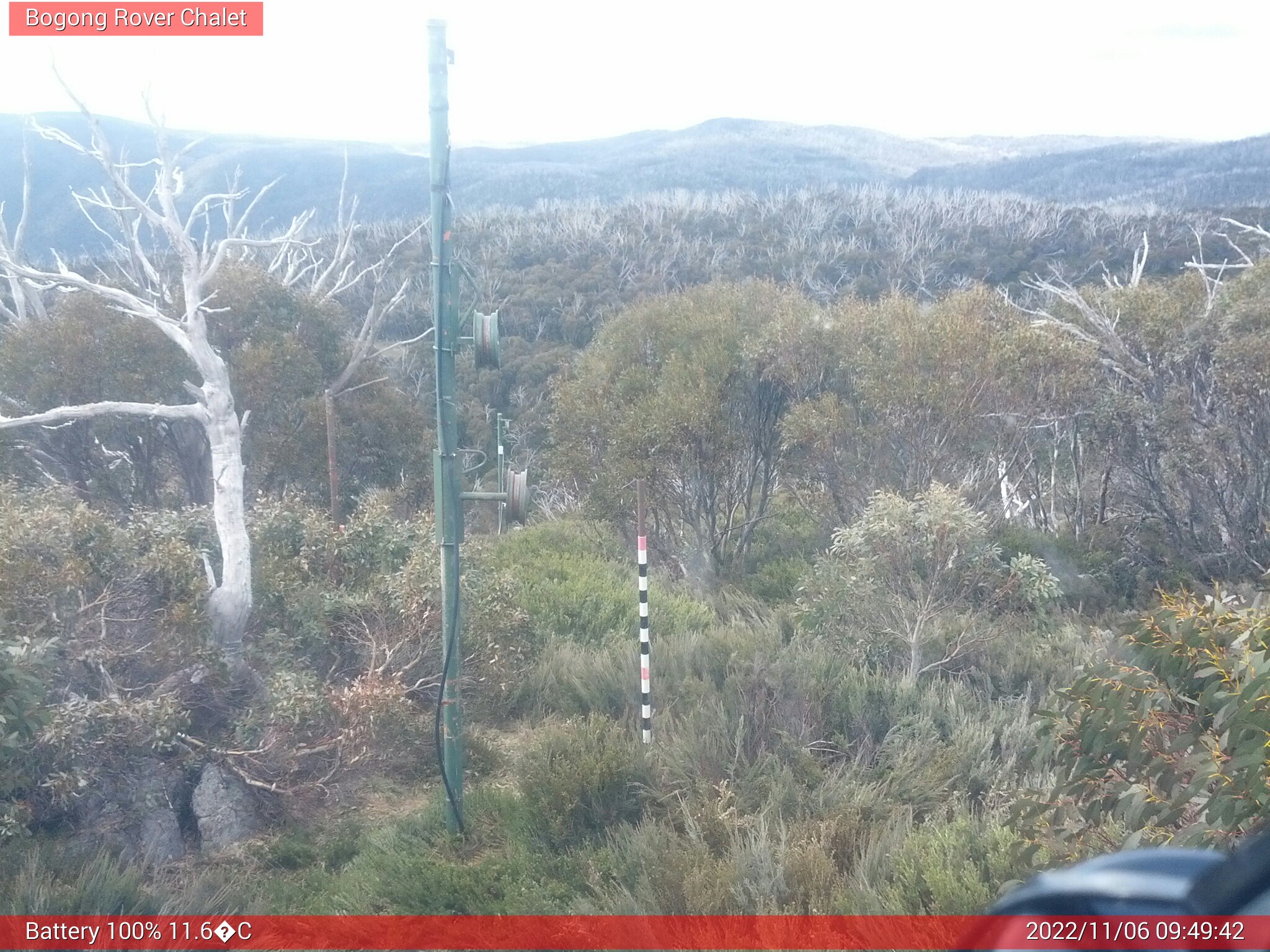 Bogong Web Cam 9:49am Sunday 6th of November 2022