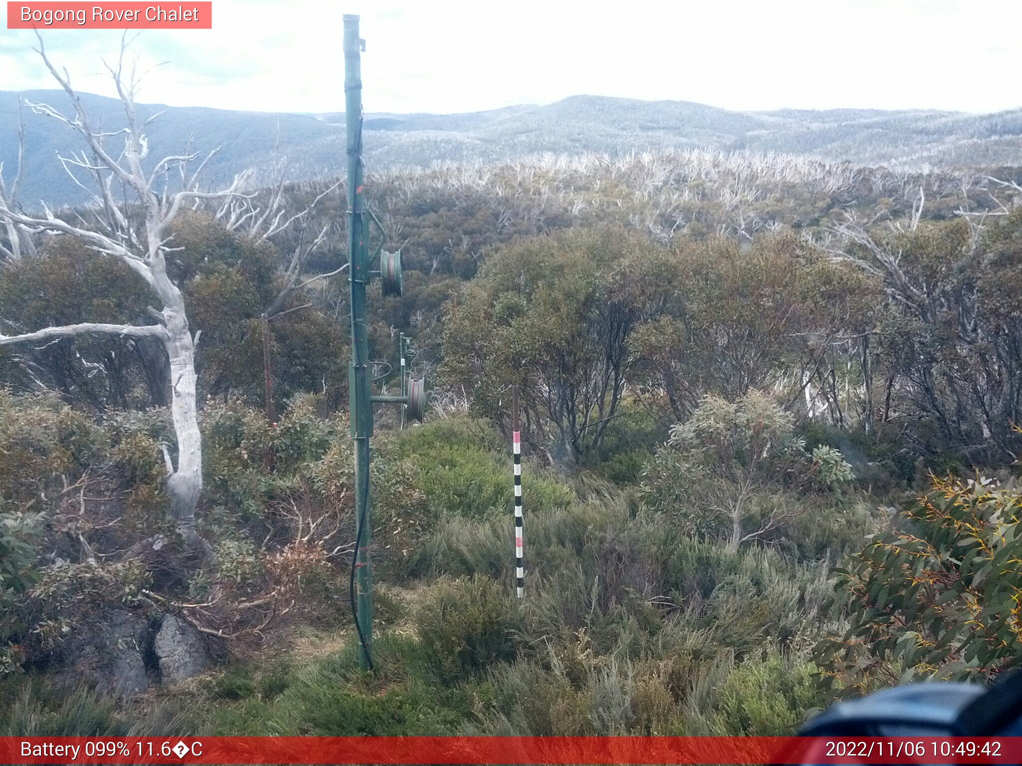 Bogong Web Cam 10:49am Sunday 6th of November 2022