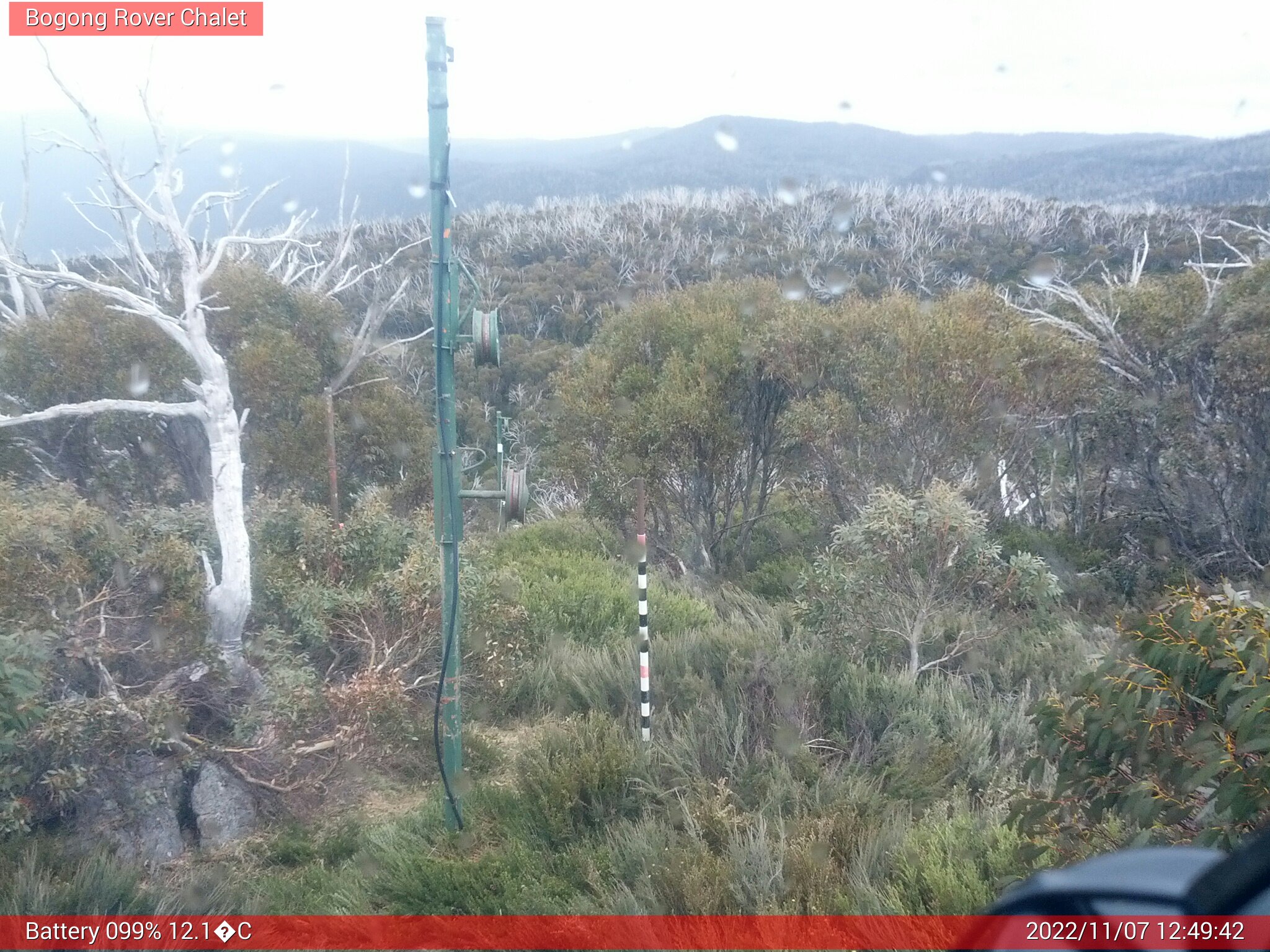 Bogong Web Cam 12:49pm Monday 7th of November 2022