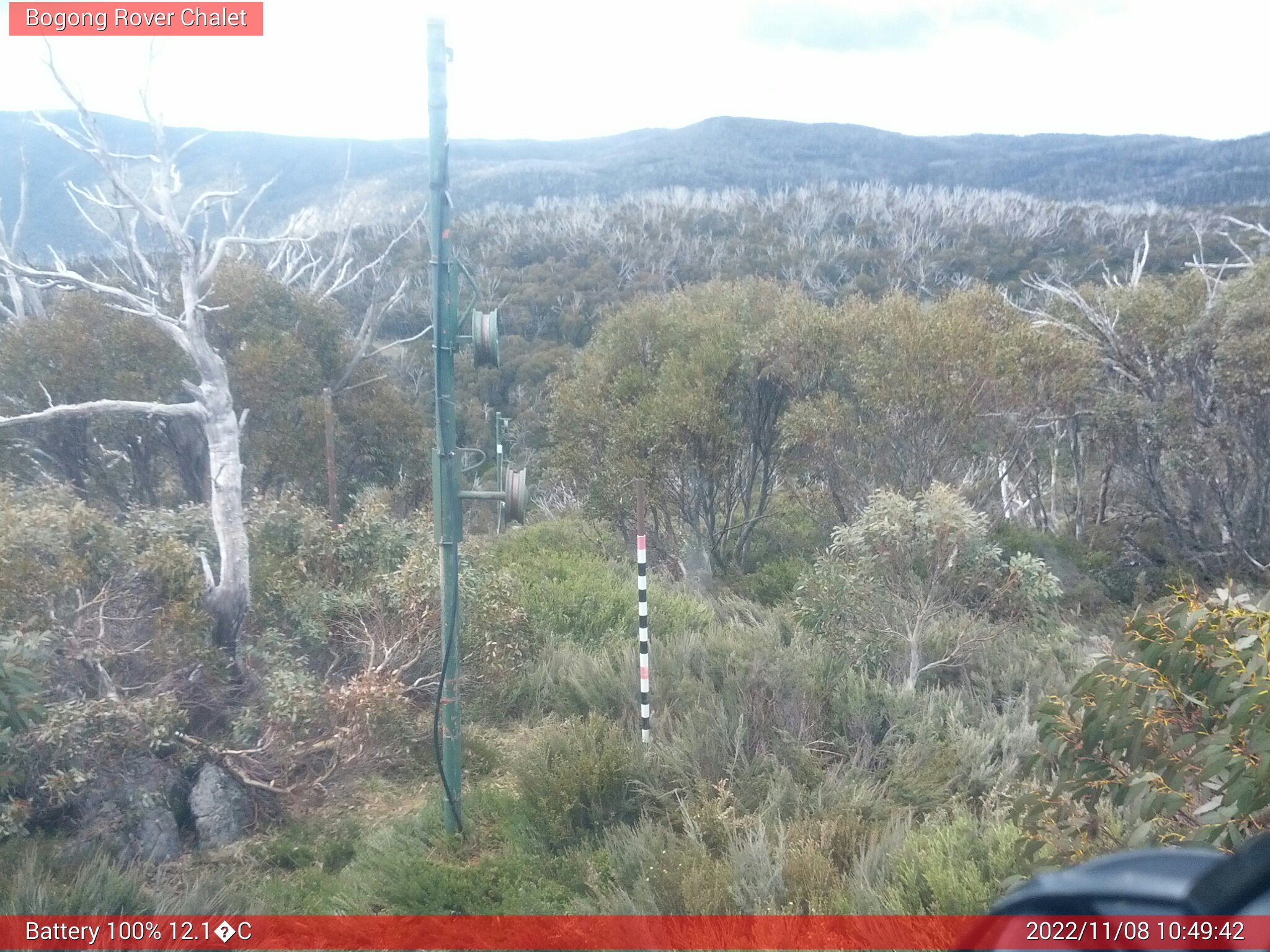 Bogong Web Cam 10:49am Tuesday 8th of November 2022