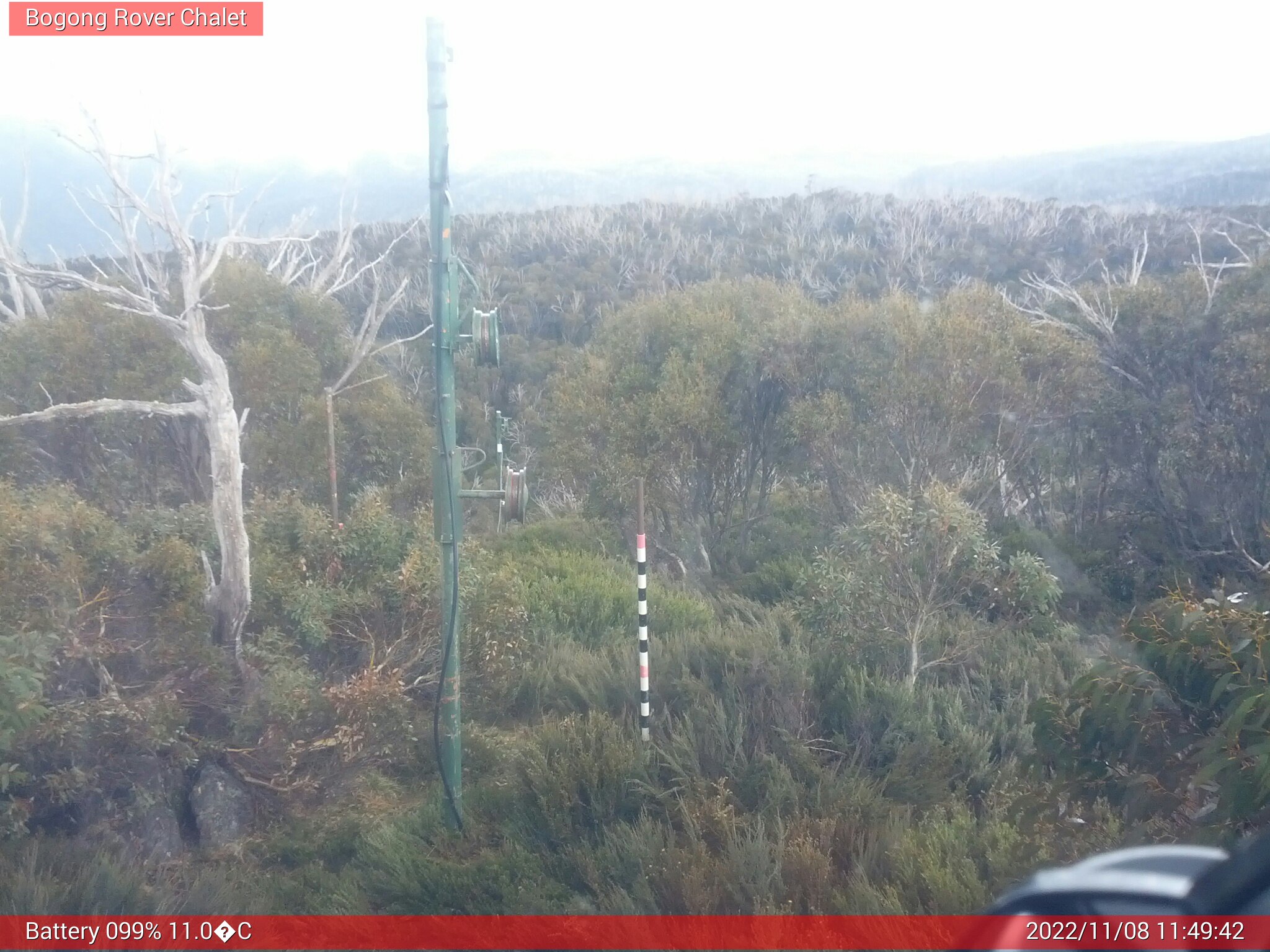 Bogong Web Cam 11:49am Tuesday 8th of November 2022