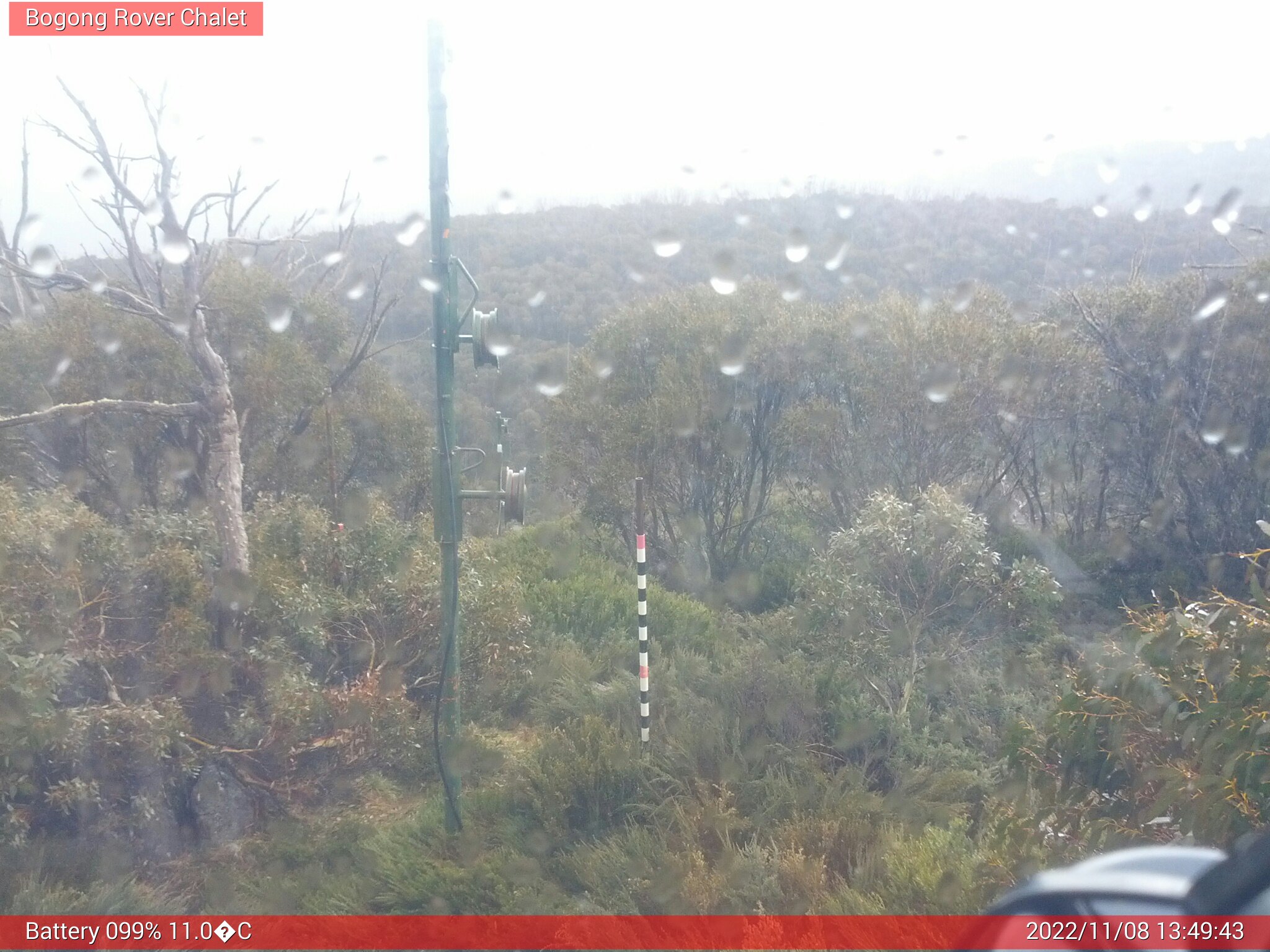 Bogong Web Cam 1:49pm Tuesday 8th of November 2022