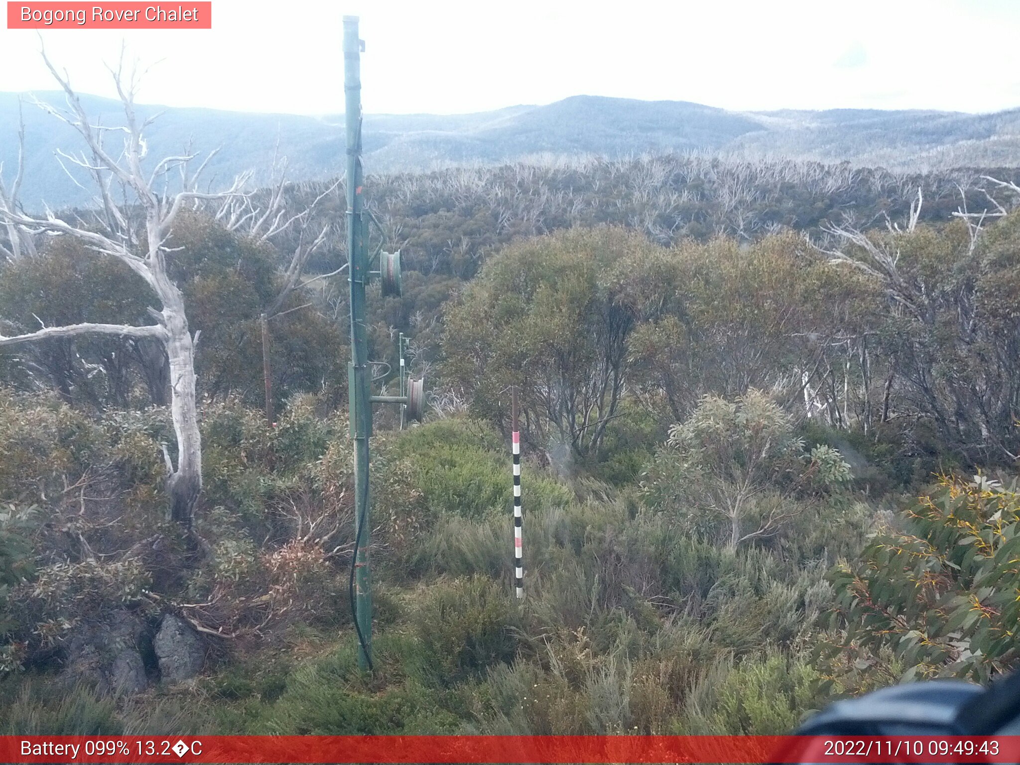 Bogong Web Cam 9:49am Thursday 10th of November 2022