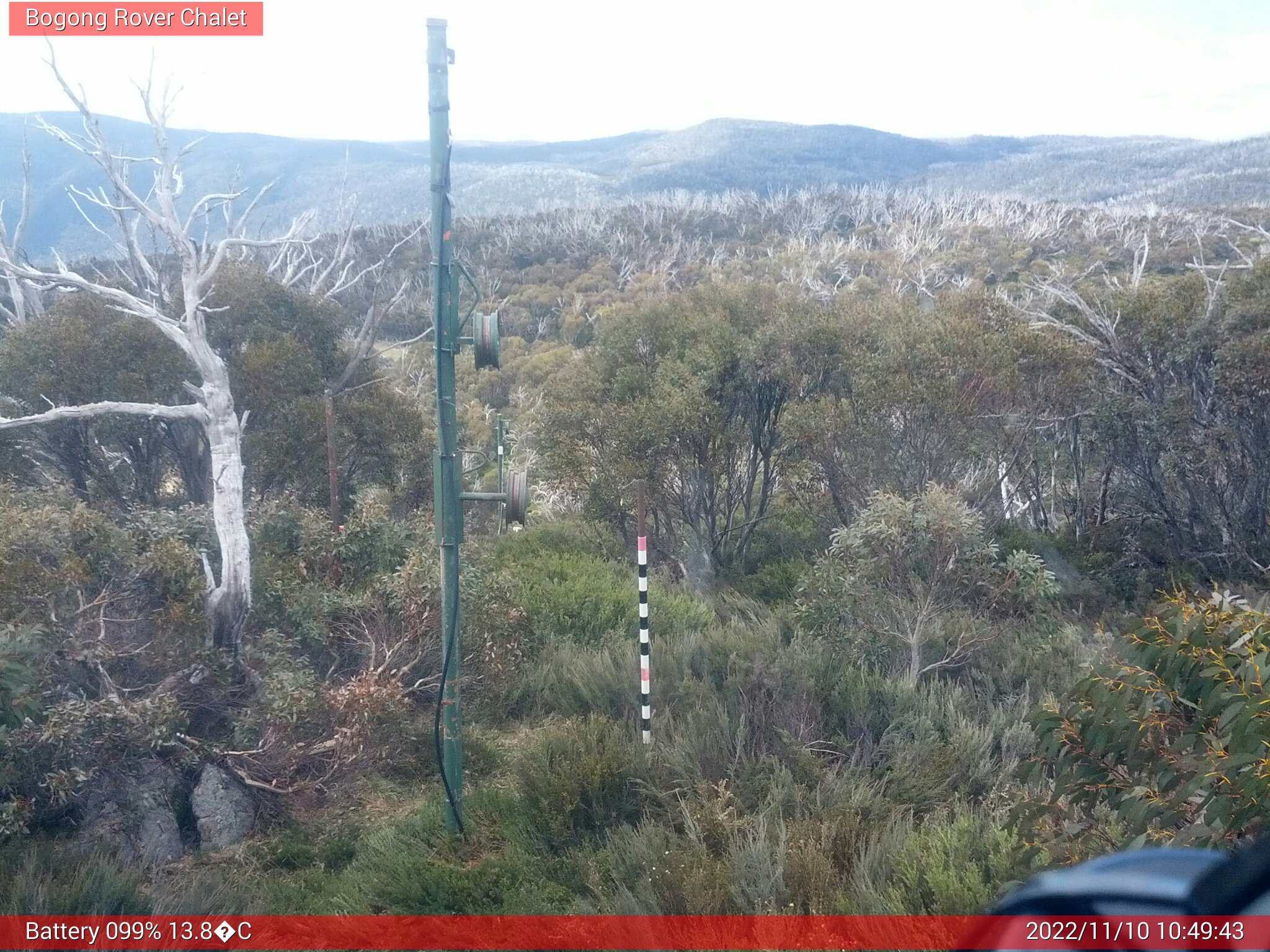 Bogong Web Cam 10:49am Thursday 10th of November 2022